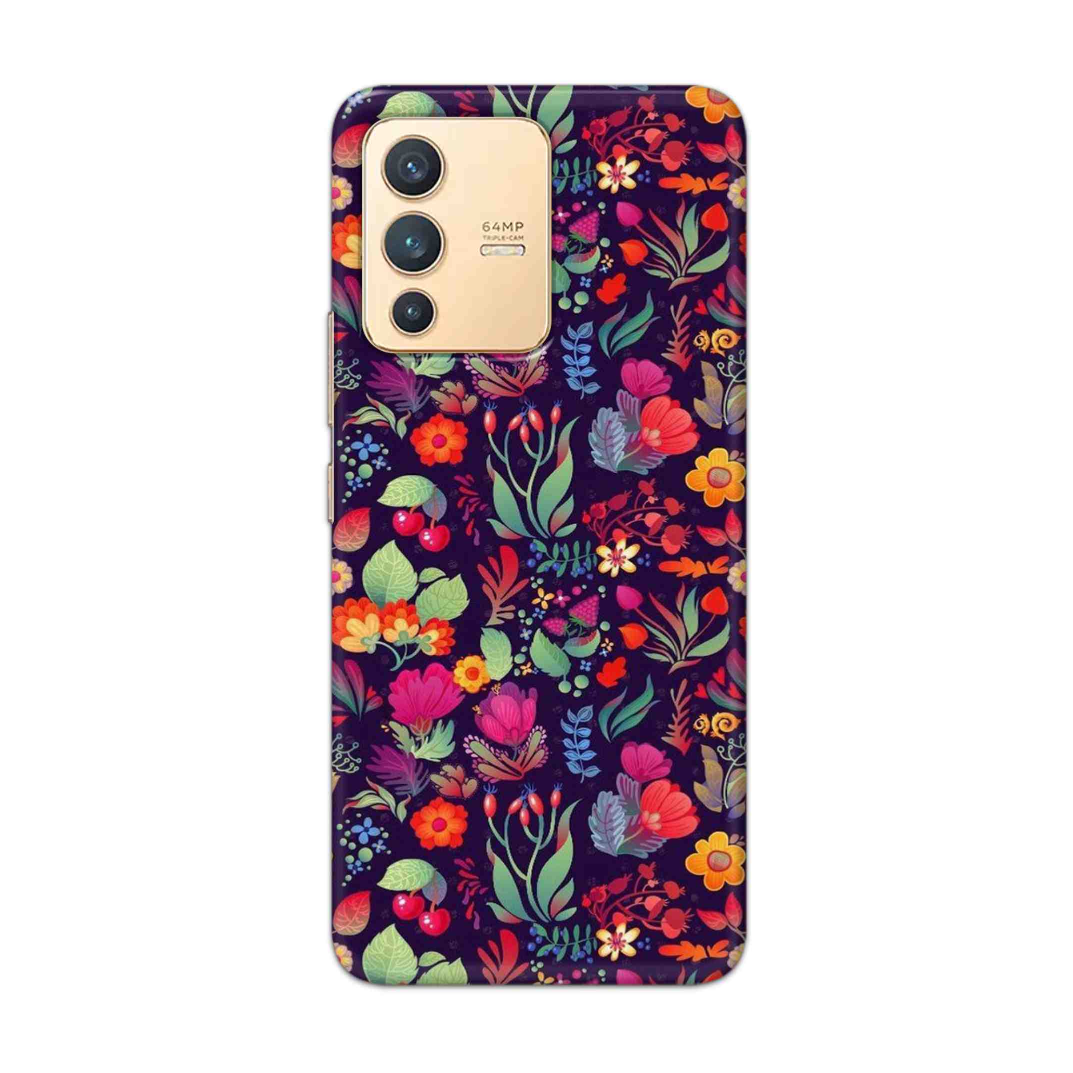 Buy Fruits Flower Hard Back Mobile Phone Case Cover For Vivo V23 Online