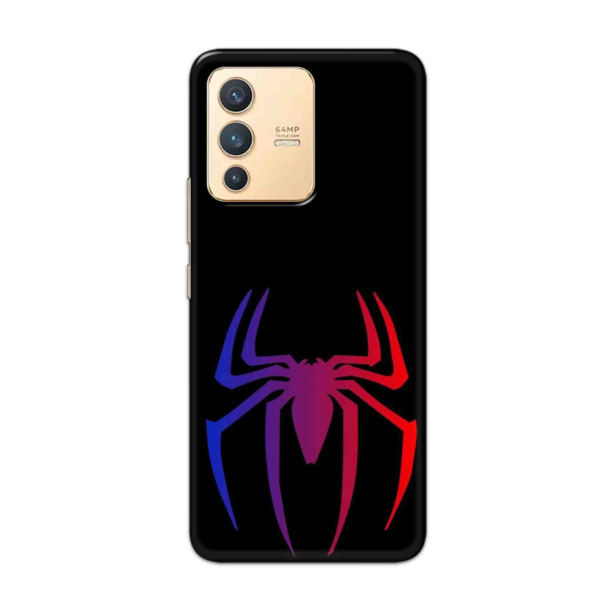 Buy Neon Spiderman Logo Hard Back Mobile Phone Case Cover For Vivo V23 Online