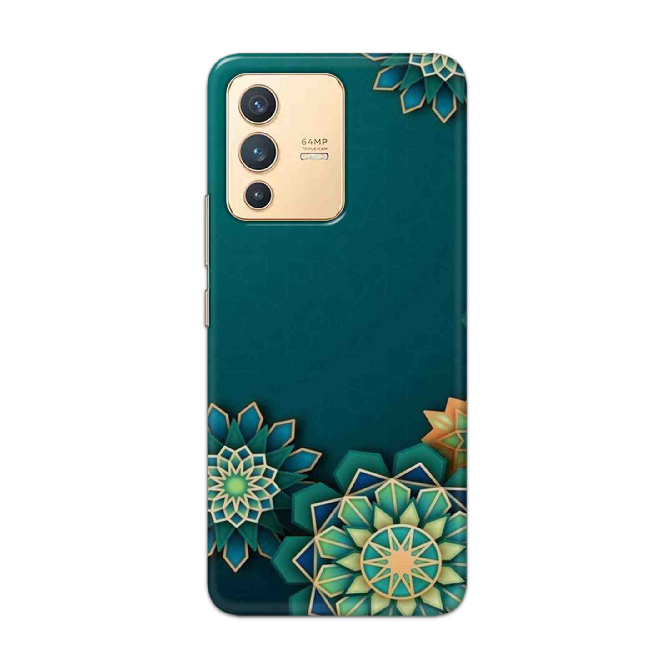 Buy Green Flower Hard Back Mobile Phone Case Cover For Vivo V23 Online