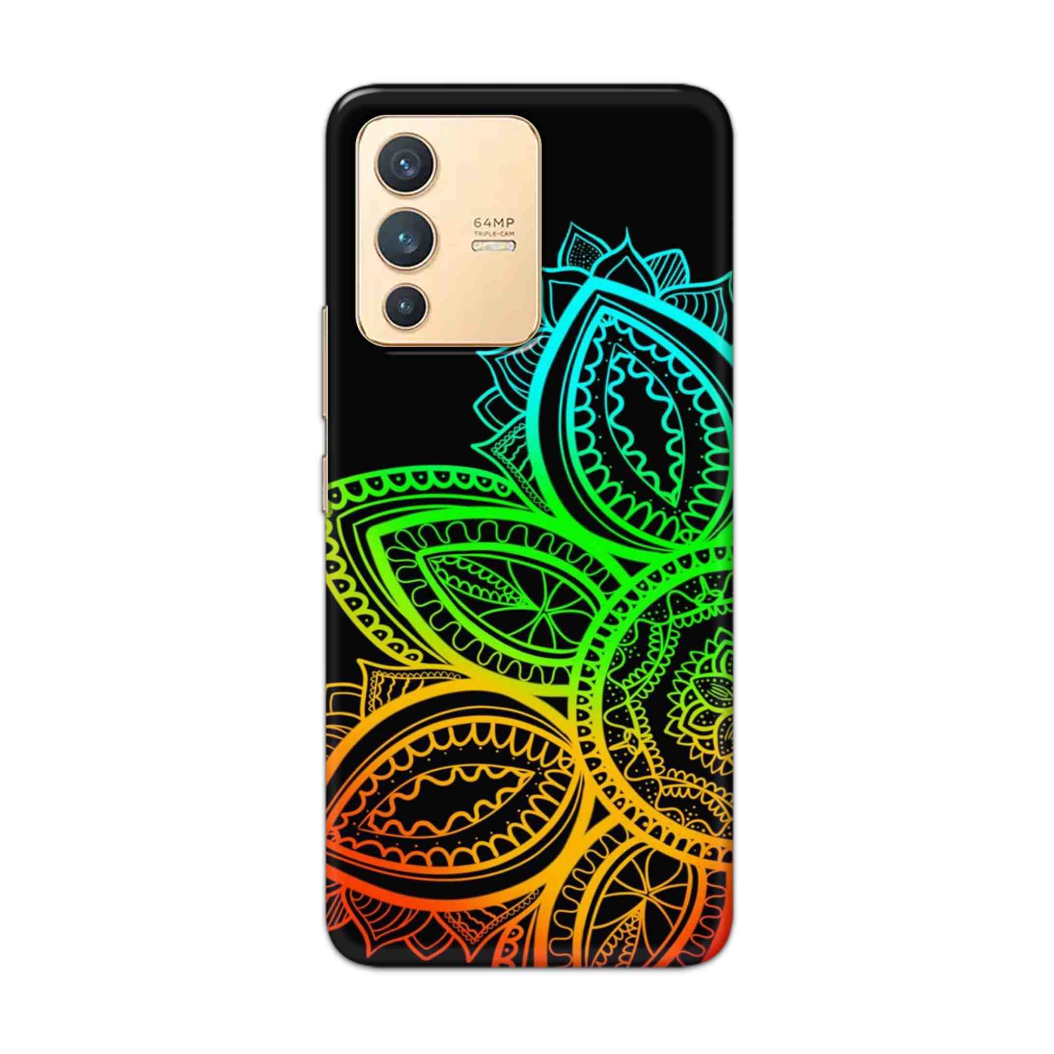 Buy Neon Mandala Hard Back Mobile Phone Case Cover For Vivo V23 Online