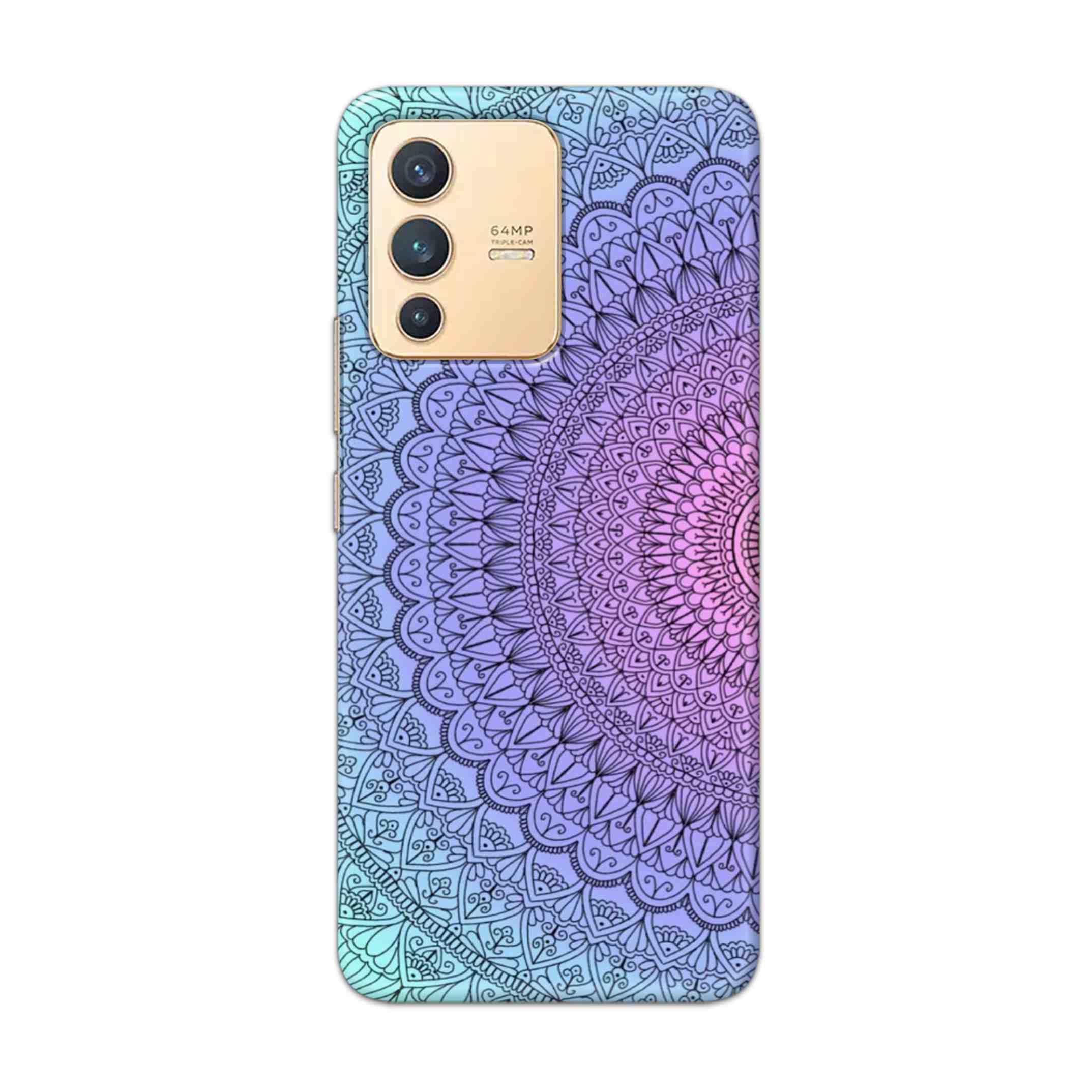 Buy Colourful Mandala Hard Back Mobile Phone Case Cover For Vivo V23 Online