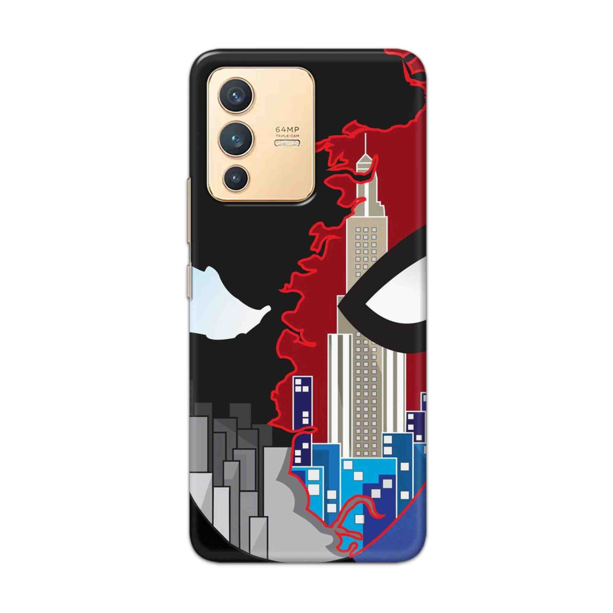 Buy Red And Black Spiderman Hard Back Mobile Phone Case Cover For Vivo V23 Online