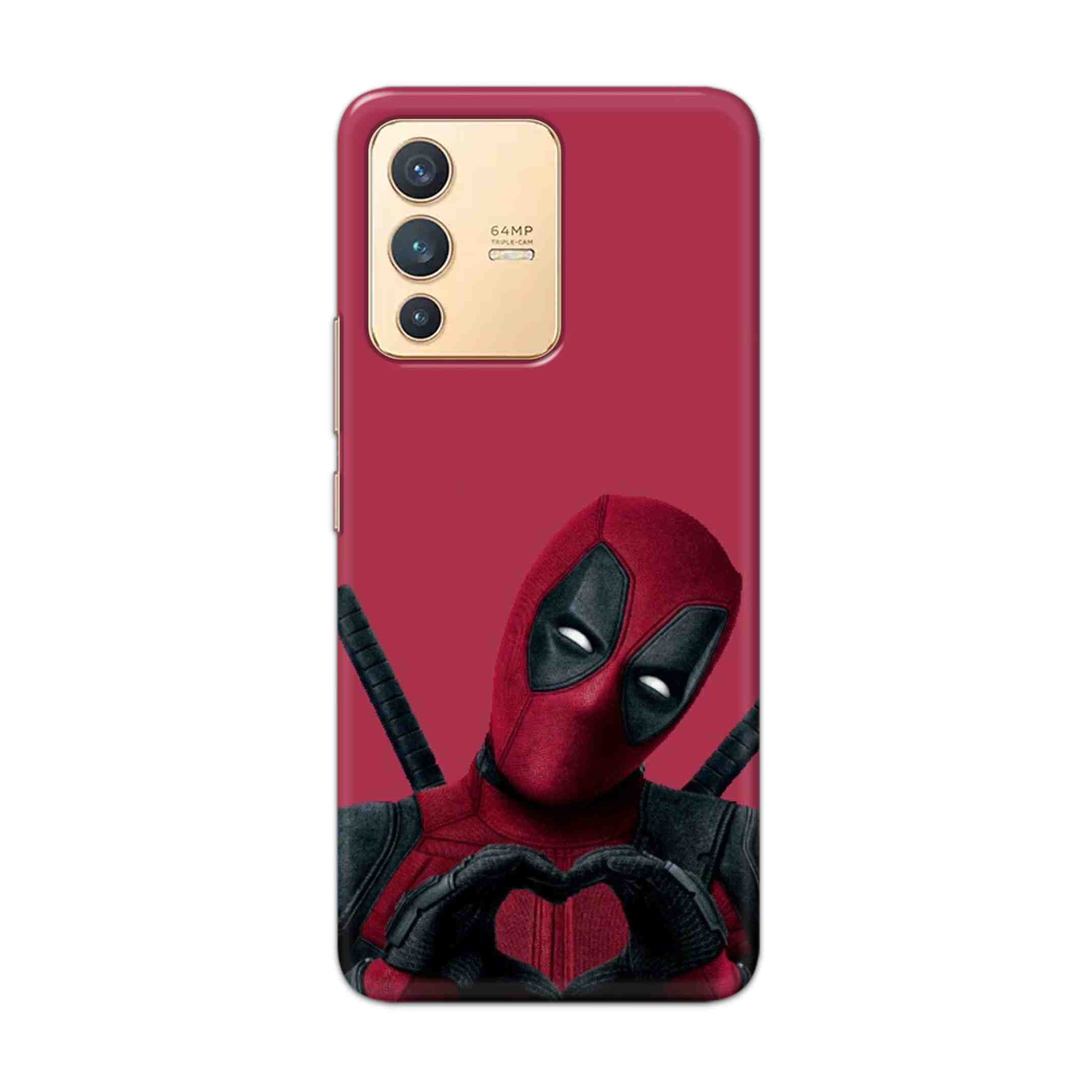 Buy Deadpool Heart Hard Back Mobile Phone Case Cover For Vivo V23 Online