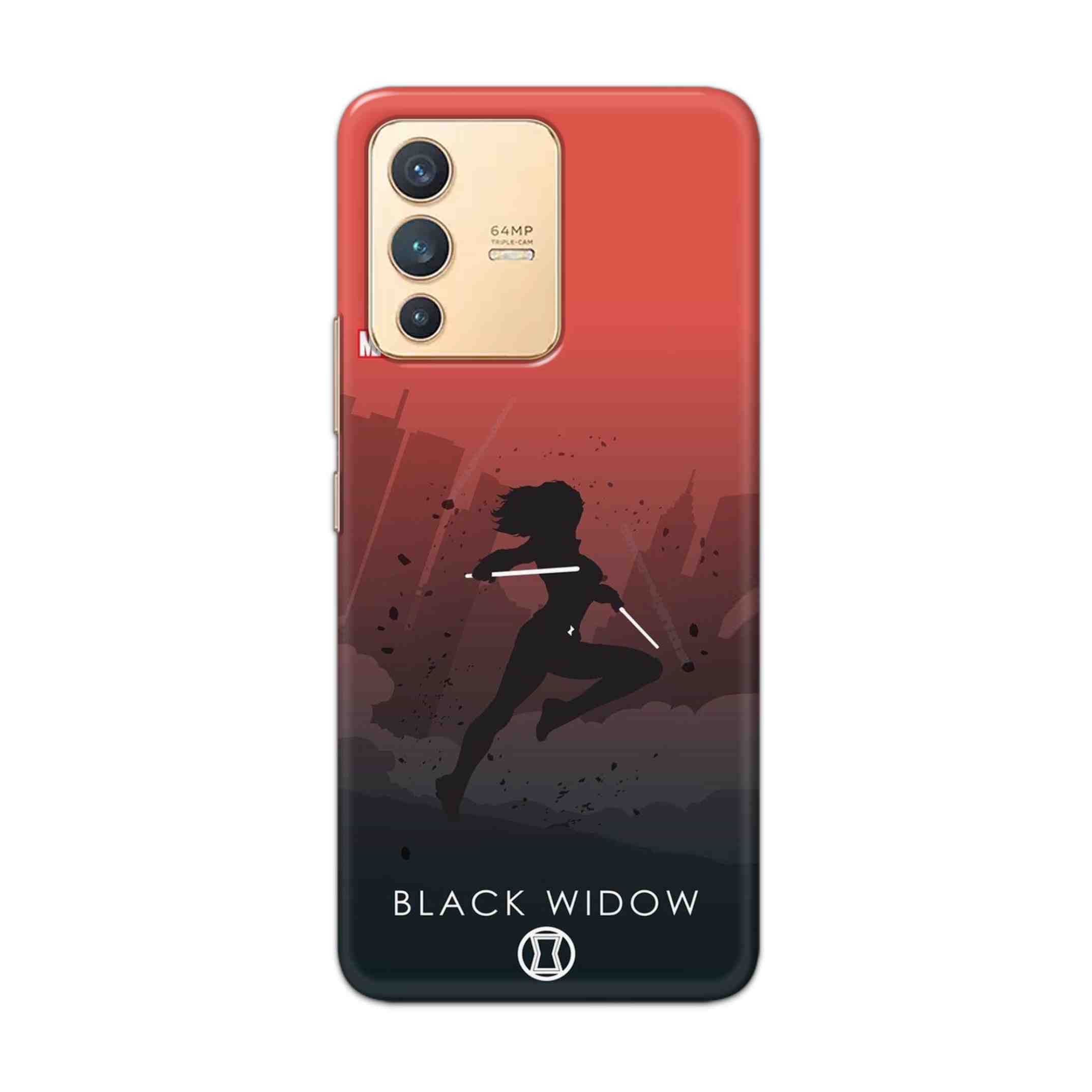 Buy Black Widow Hard Back Mobile Phone Case Cover For Vivo V23 Online