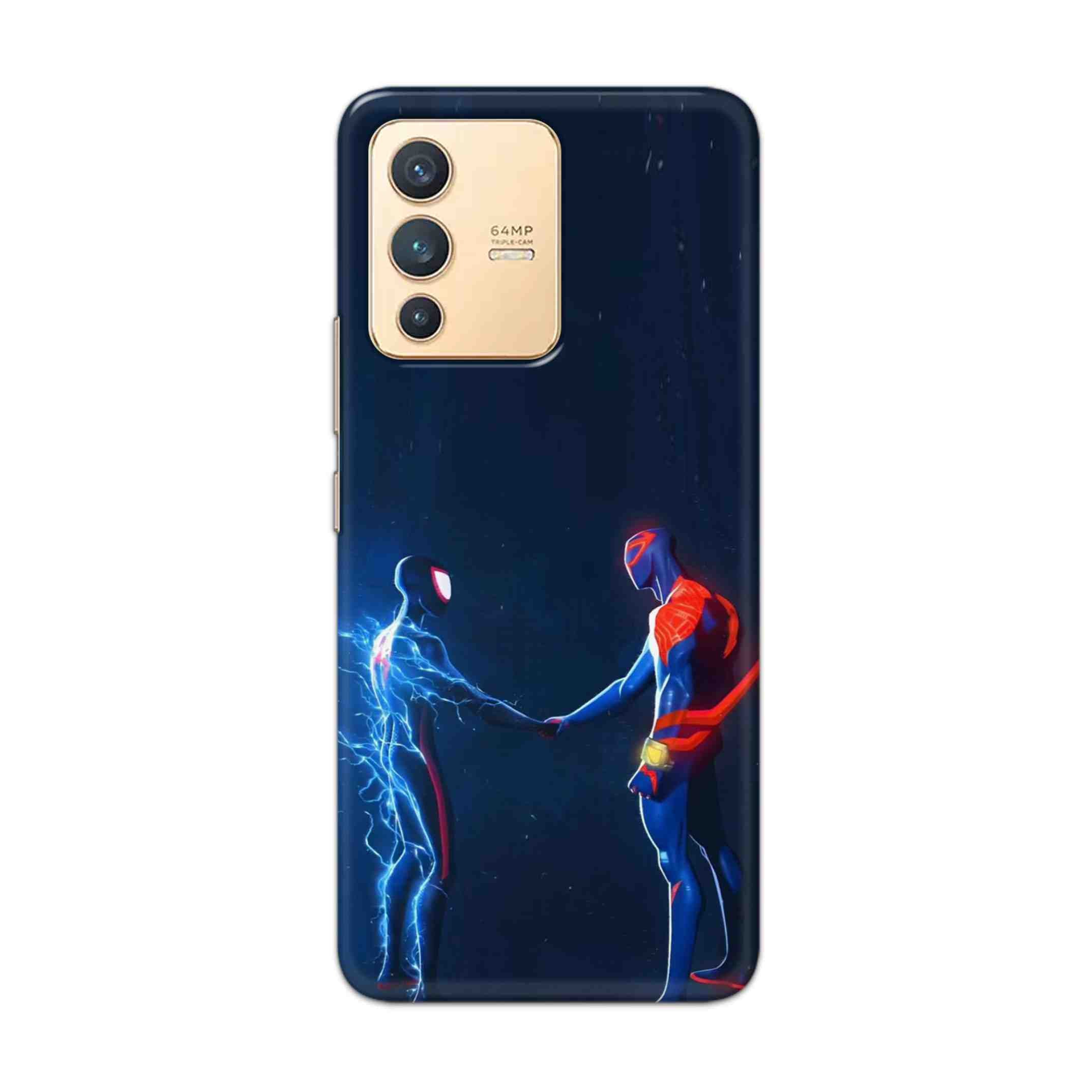 Buy Miles Morales Meet With Spiderman Hard Back Mobile Phone Case Cover For Vivo V23 Online