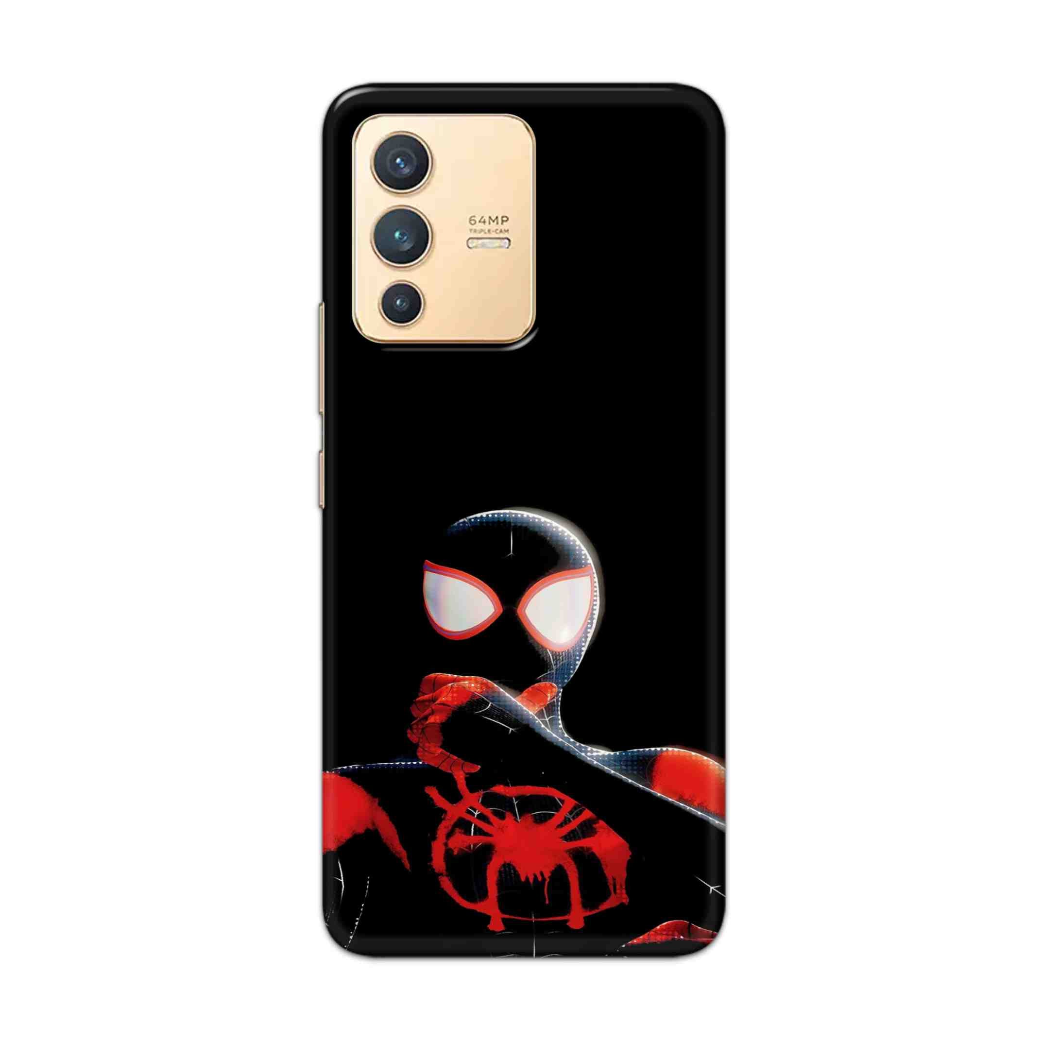 Buy Black Spiderman Hard Back Mobile Phone Case Cover For Vivo V23 Online