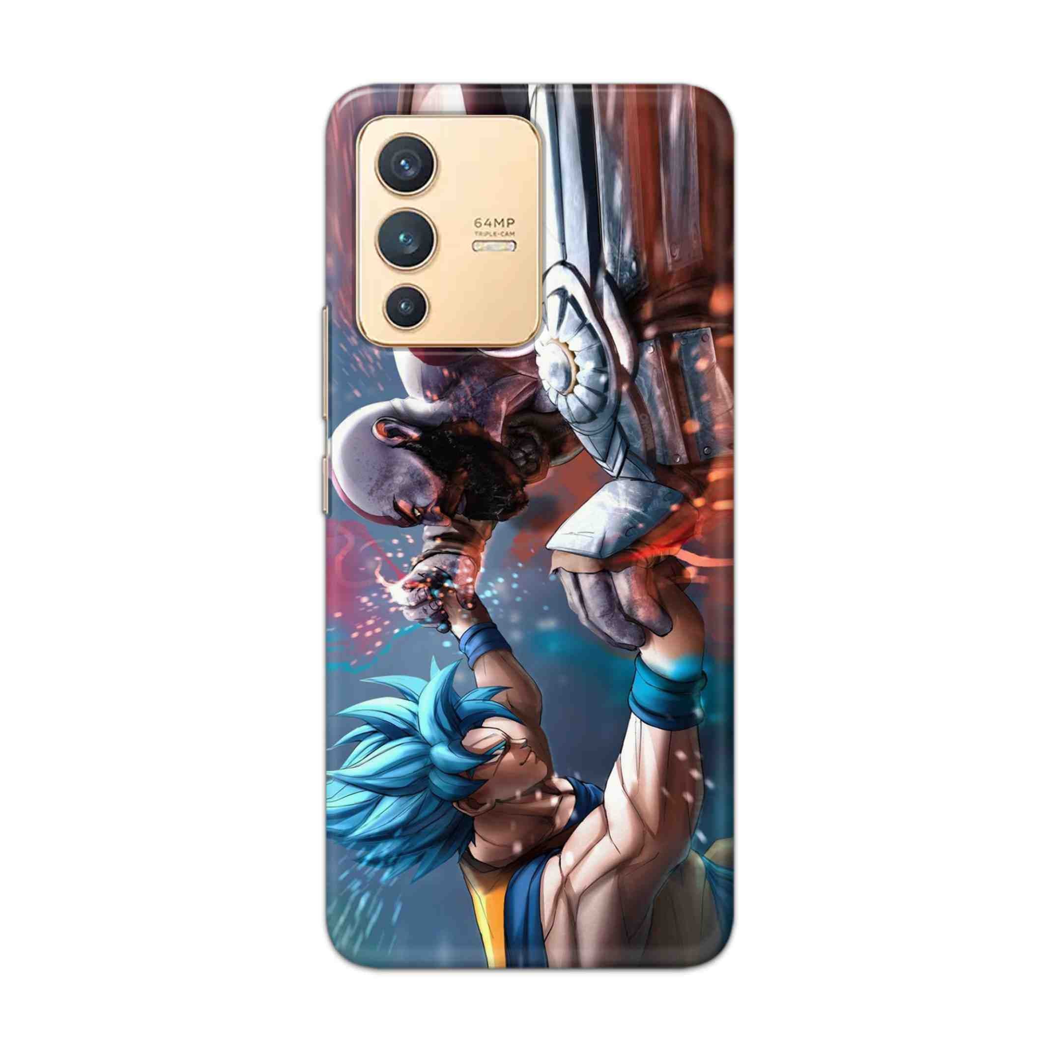 Buy Goku Vs Kratos Hard Back Mobile Phone Case Cover For Vivo V23 Online
