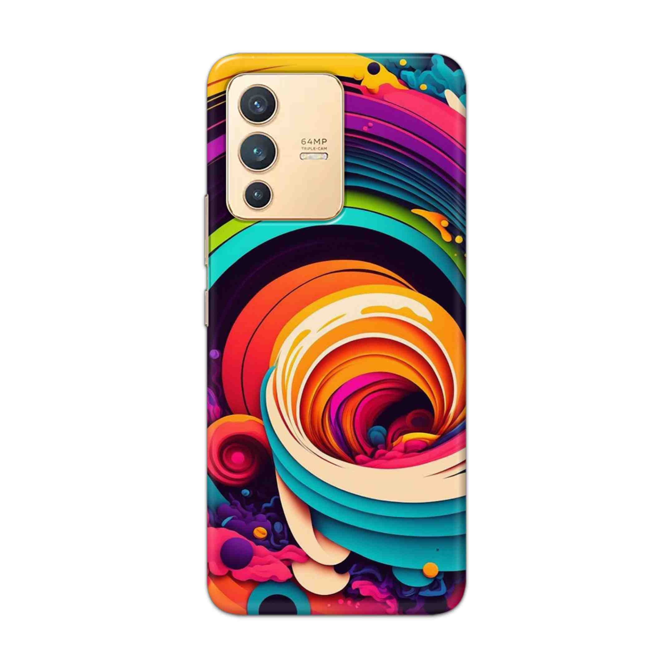 Buy Colour Circle Hard Back Mobile Phone Case Cover For Vivo V23 Online
