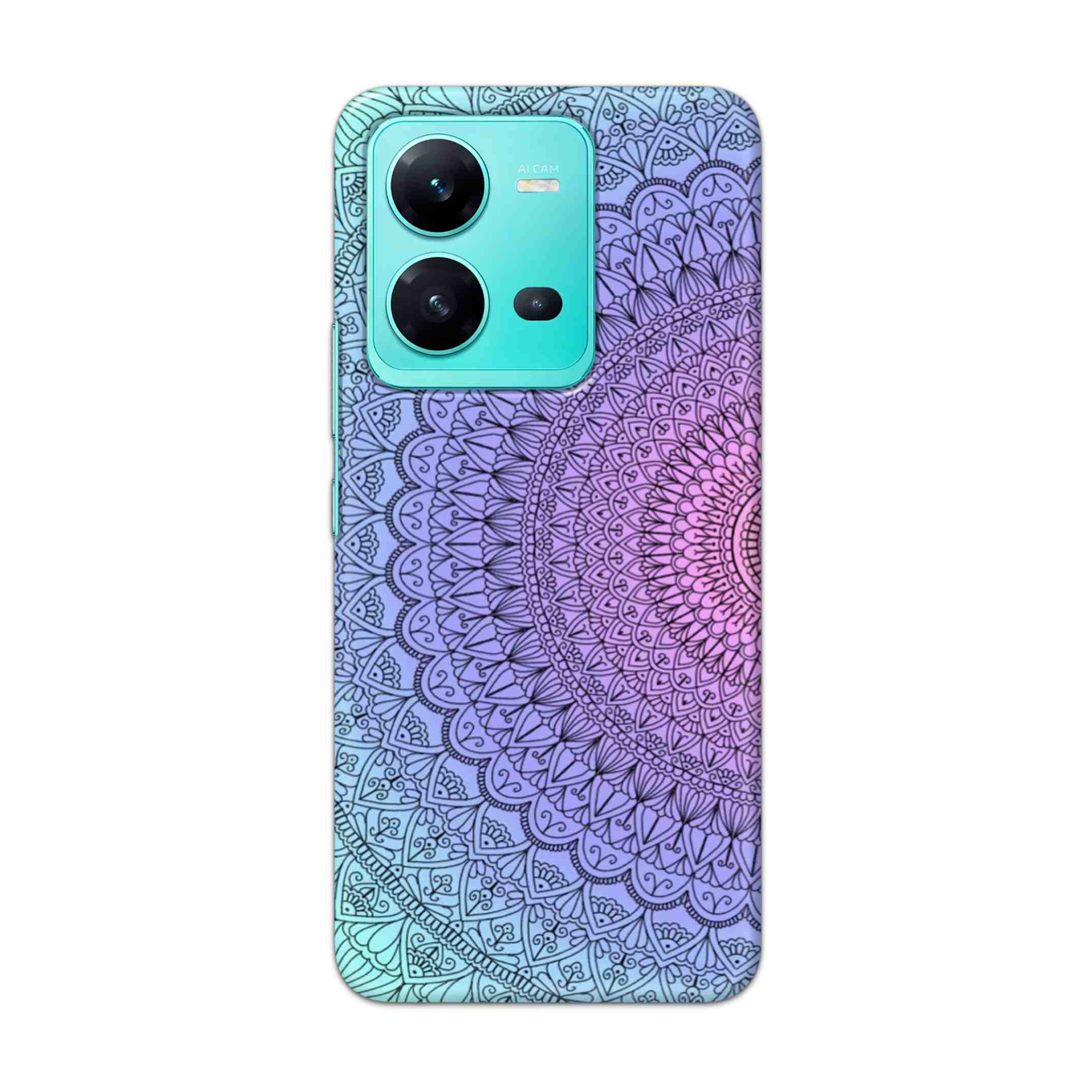 Buy Colourful Mandala Hard Back Mobile Phone Case Cover For Vivo V25 Online