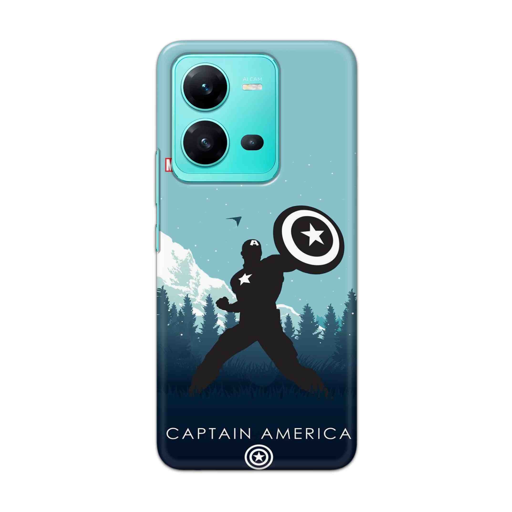 Buy Captain America Hard Back Mobile Phone Case Cover For Vivo V25 Online