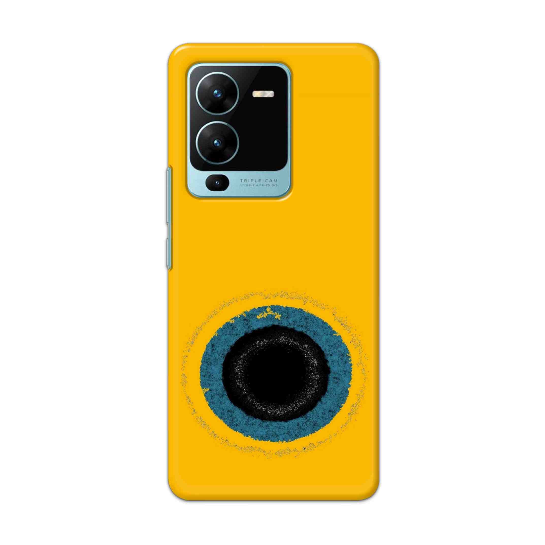 Buy Dark Hole With Yellow Background Hard Back Mobile Phone Case Cover For Vivo V25 Pro Online