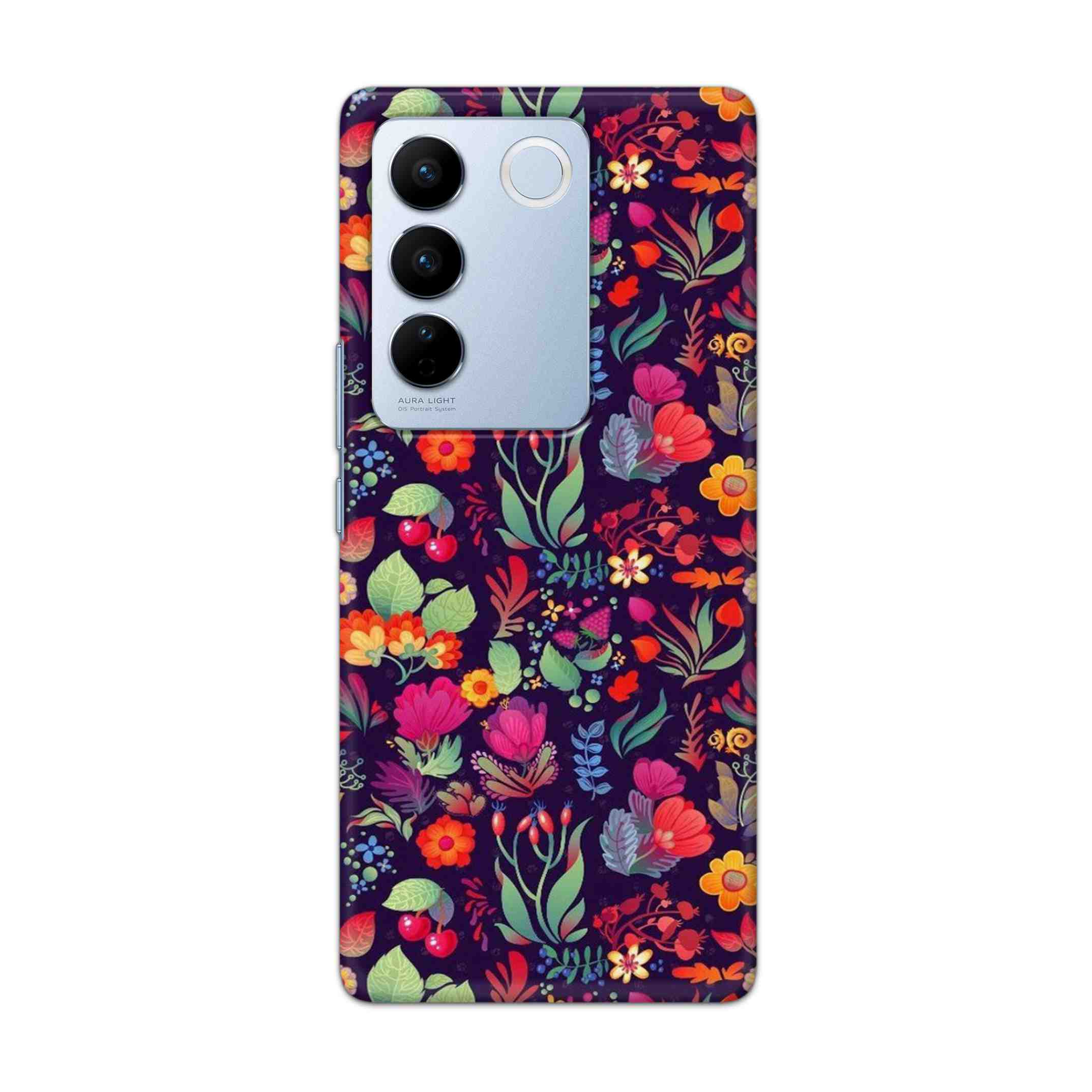 Buy Fruits Flower Hard Back Mobile Phone Case Cover For Vivo V27 Online