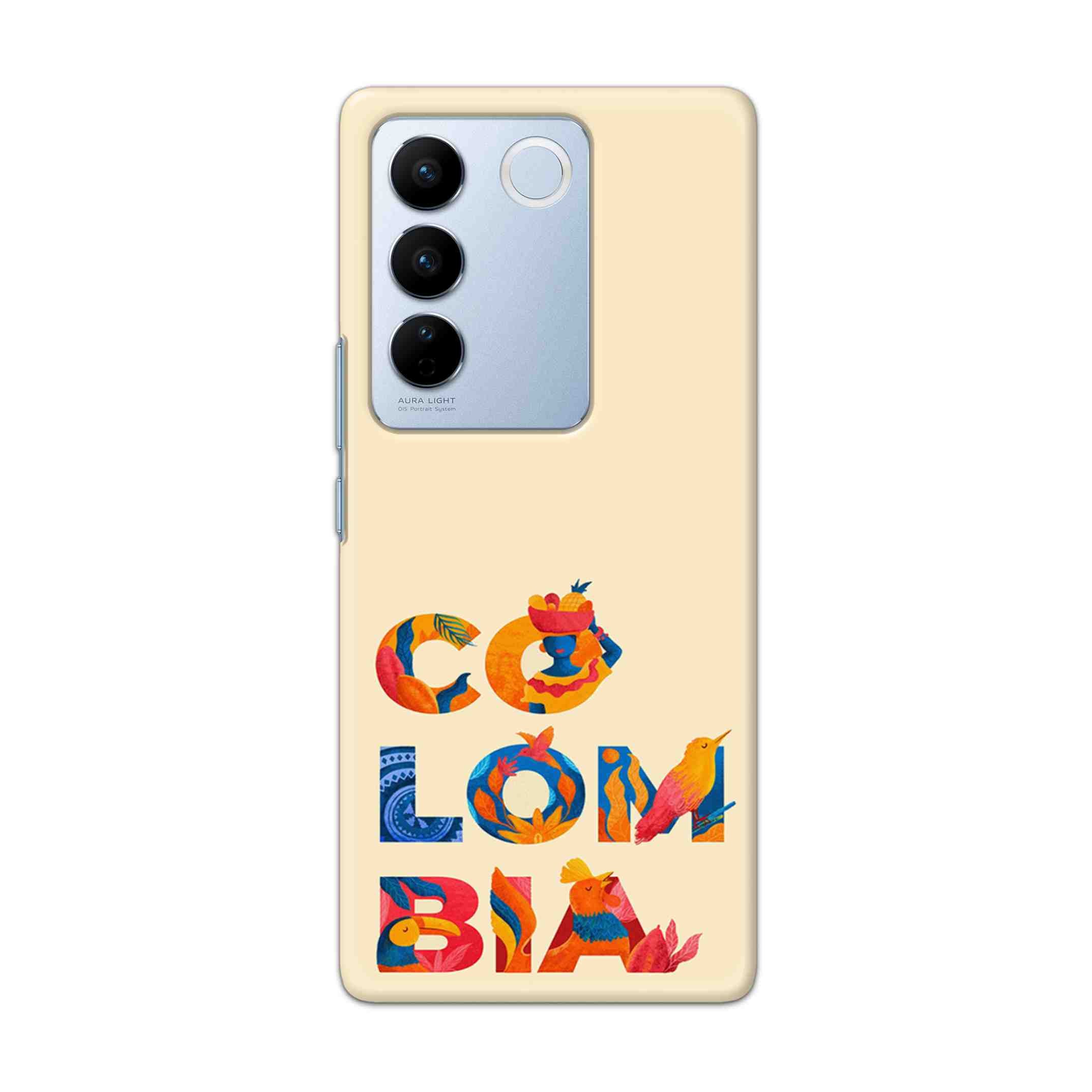 Buy Colombia Hard Back Mobile Phone Case Cover For Vivo V27 Online