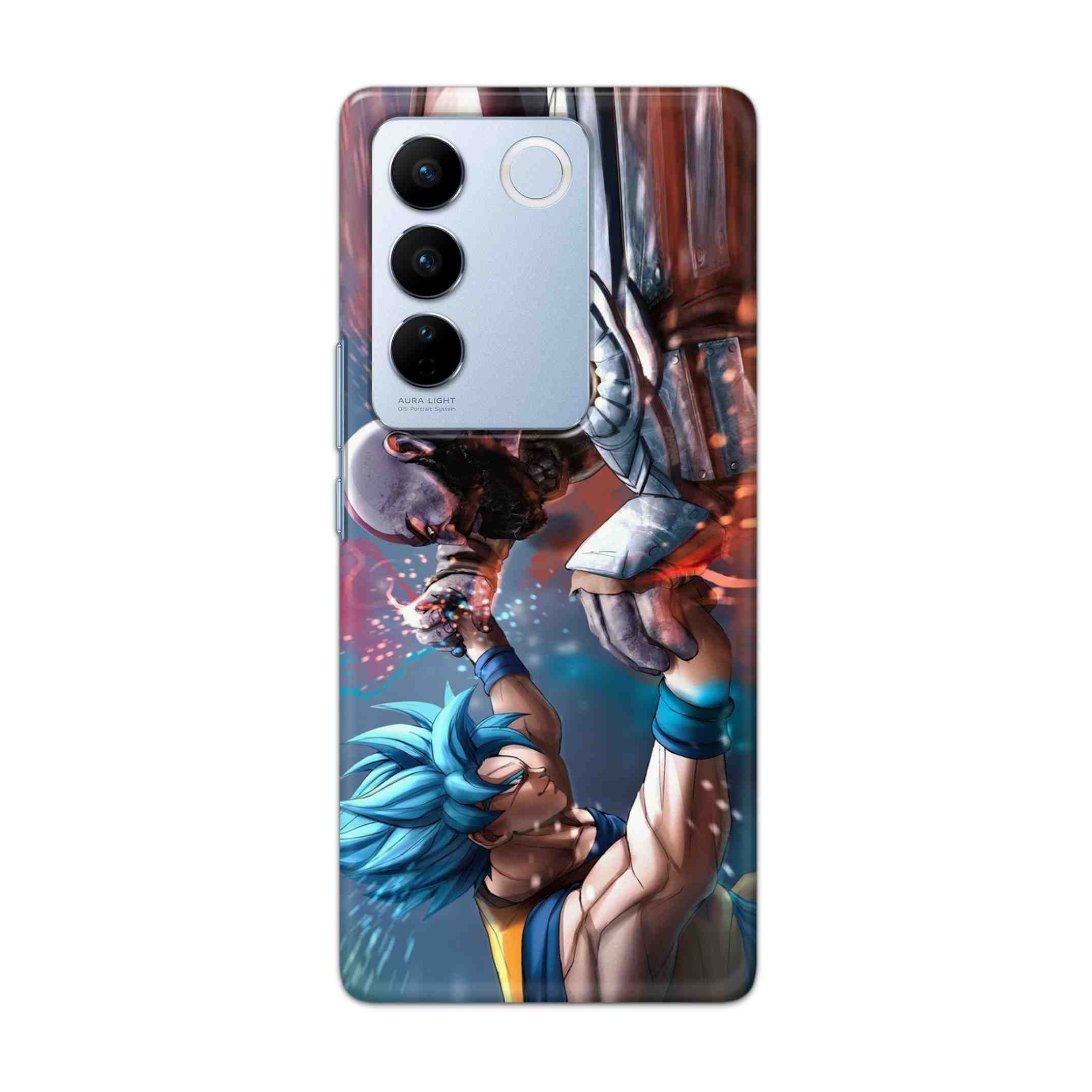 Buy Goku Vs Kratos Hard Back Mobile Phone Case Cover For Vivo V27 Online