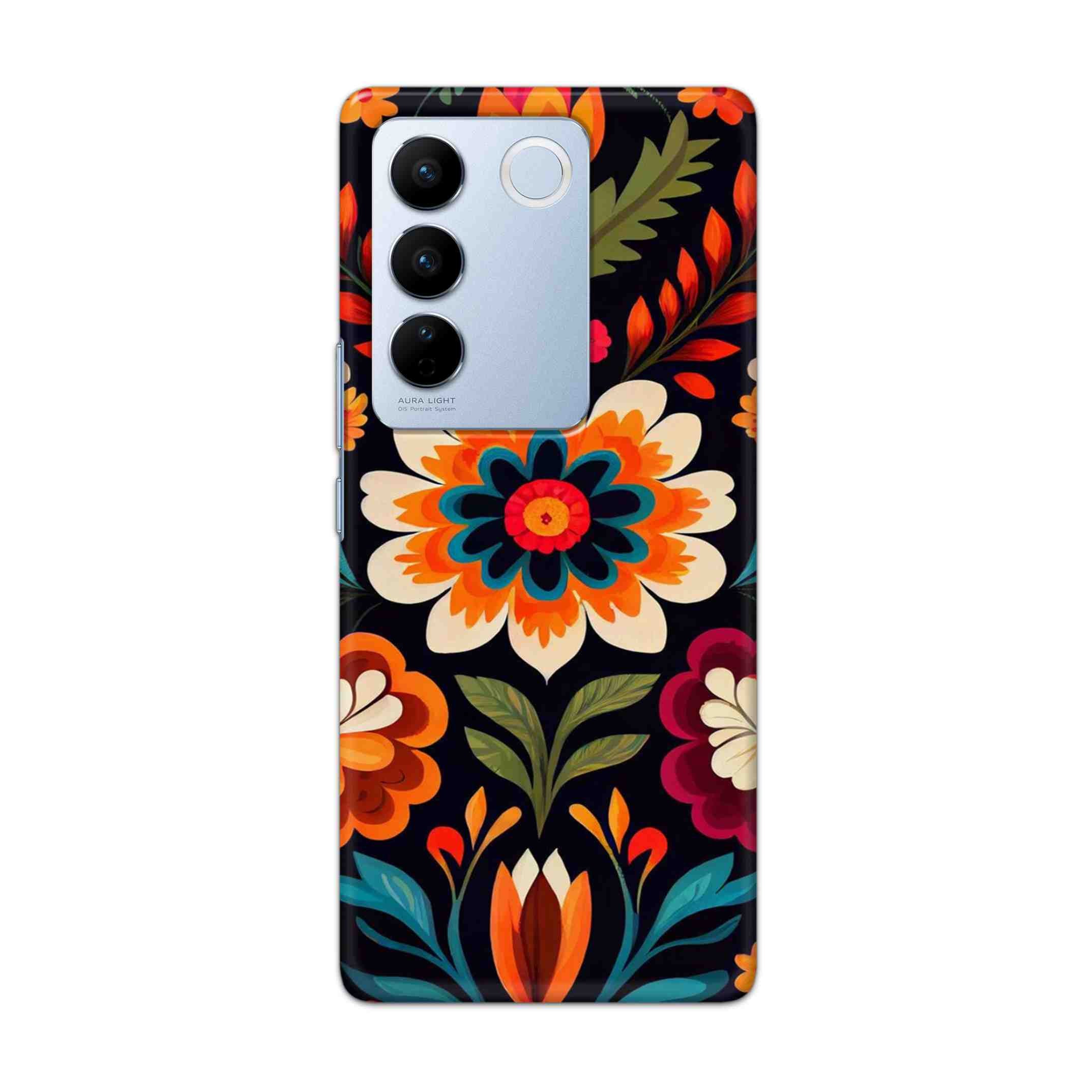 Buy Flower Hard Back Mobile Phone Case Cover For Vivo V27 Online