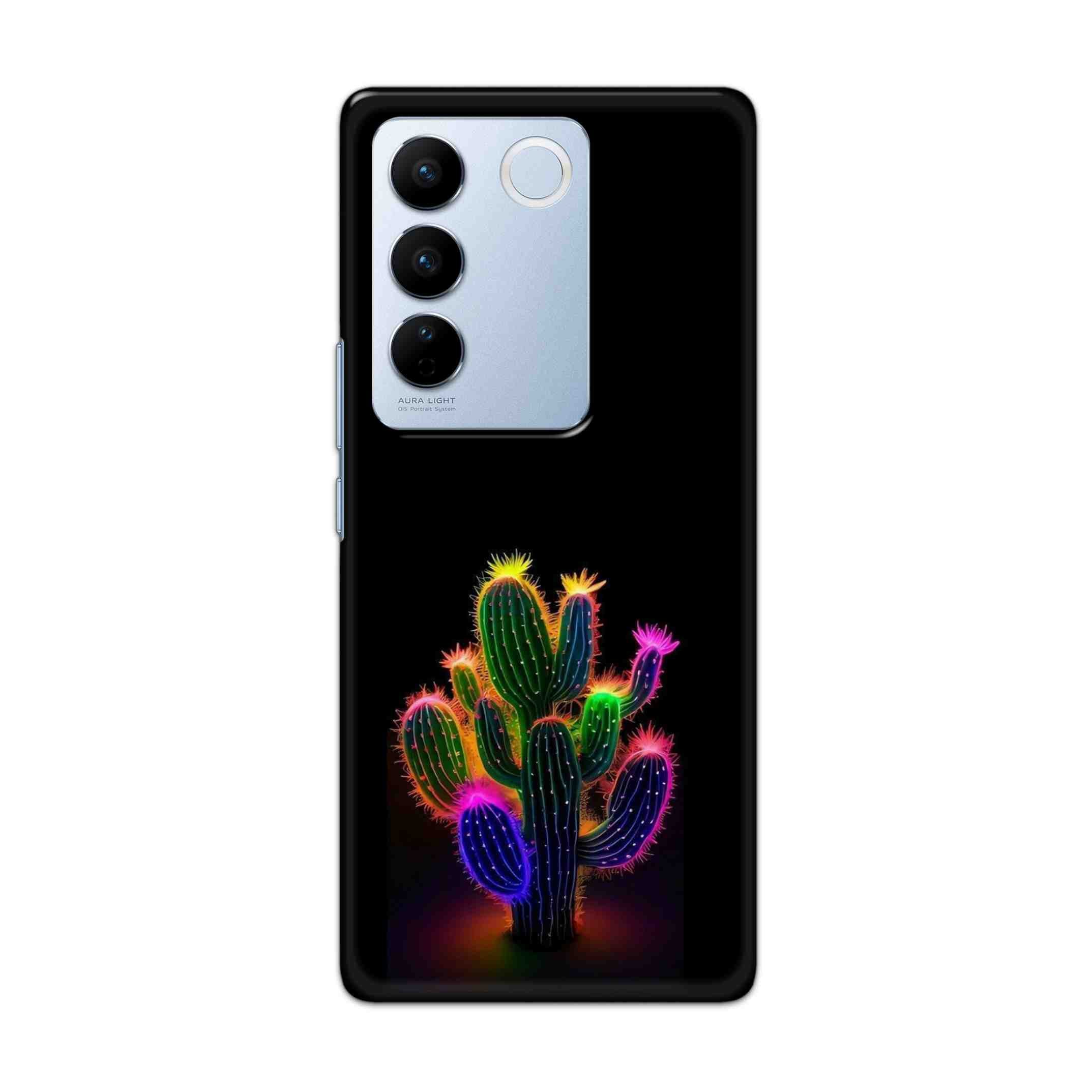 Buy Neon Flower Hard Back Mobile Phone Case Cover For Vivo V27 Online