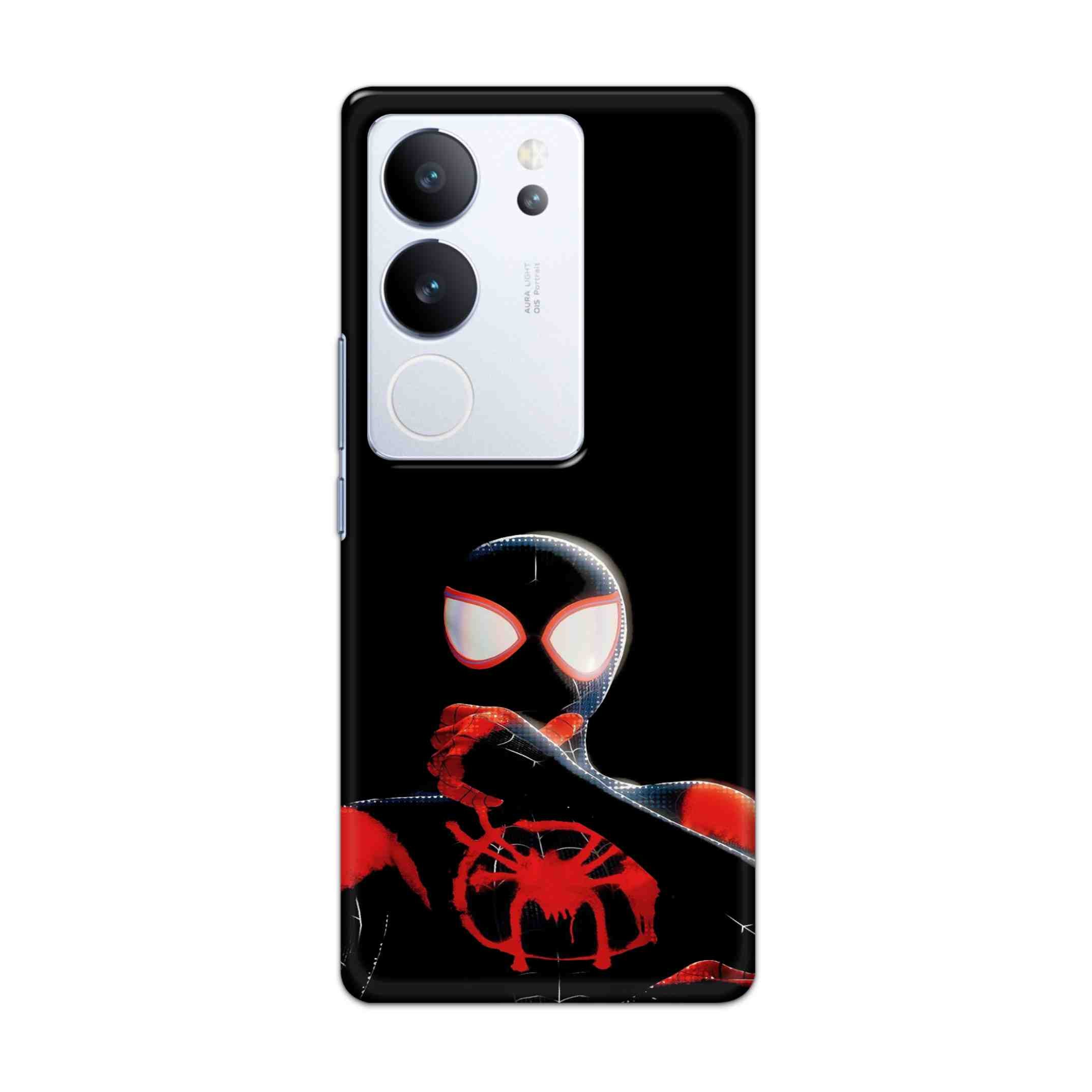 Buy Black Spiderman Hard Back Mobile Phone Case/Cover For Vivo V29 / V29 Pro Online