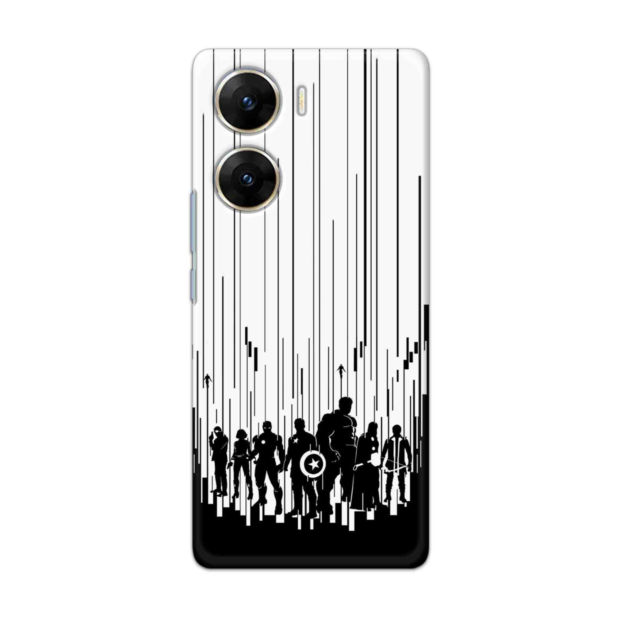 Buy Black And White Avanegers Hard Back Mobile Phone Case/Cover For Vivo V29e Online