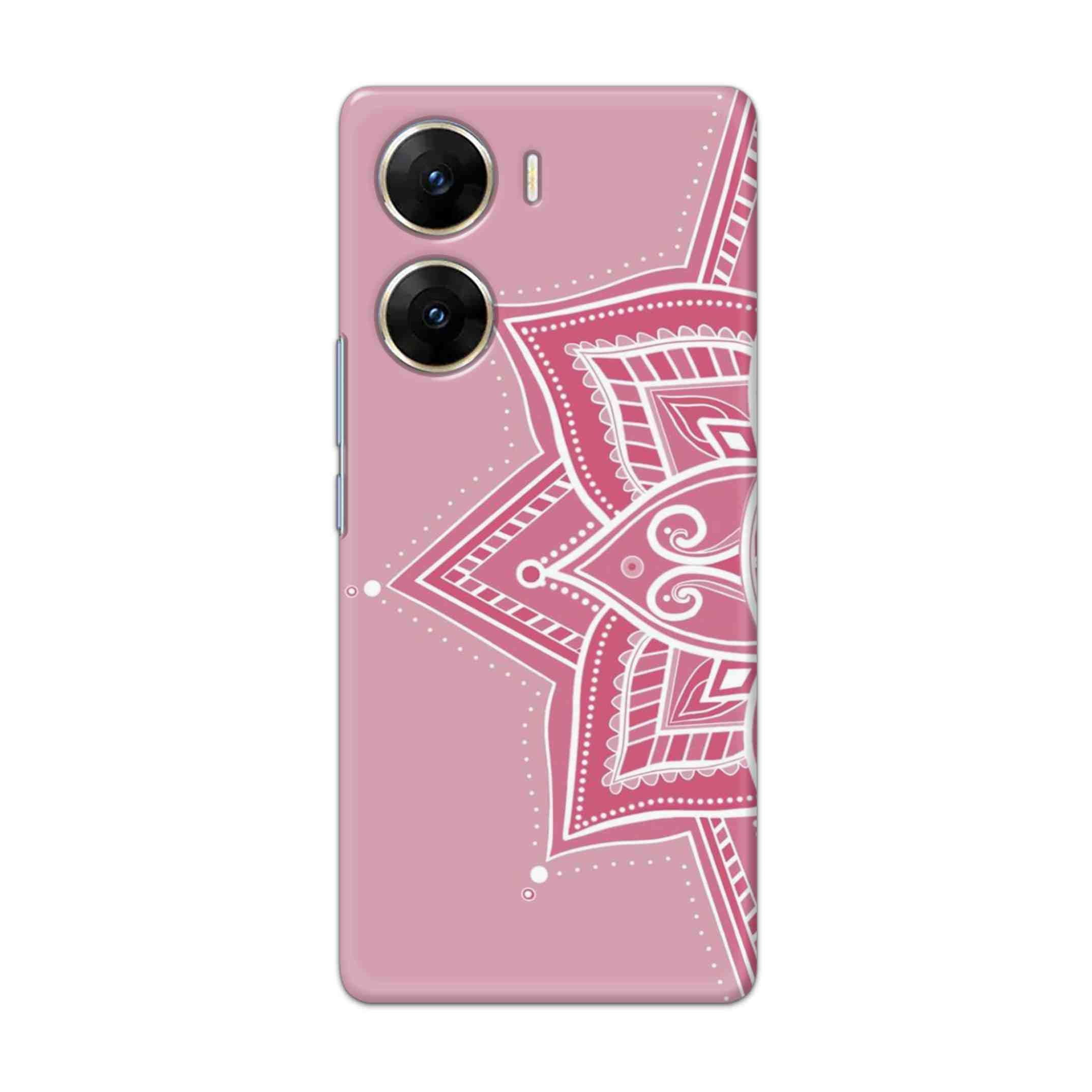 Buy Pink Rangoli Hard Back Mobile Phone Case/Cover For Vivo V29e Online