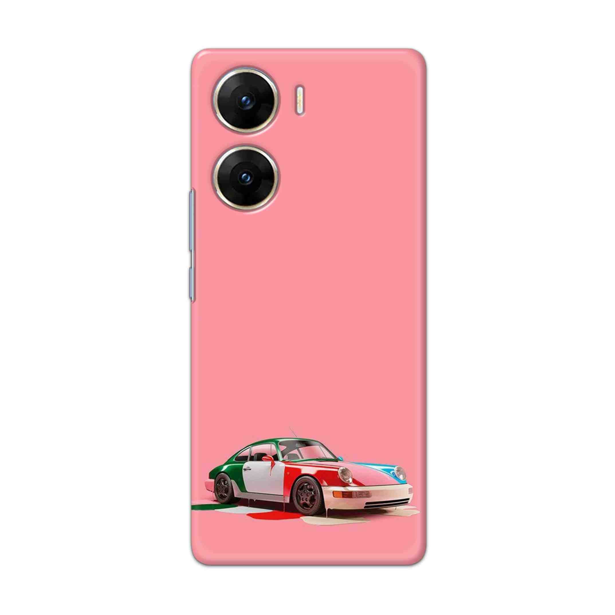 Buy Pink Porche Hard Back Mobile Phone Case/Cover For Vivo V29e Online