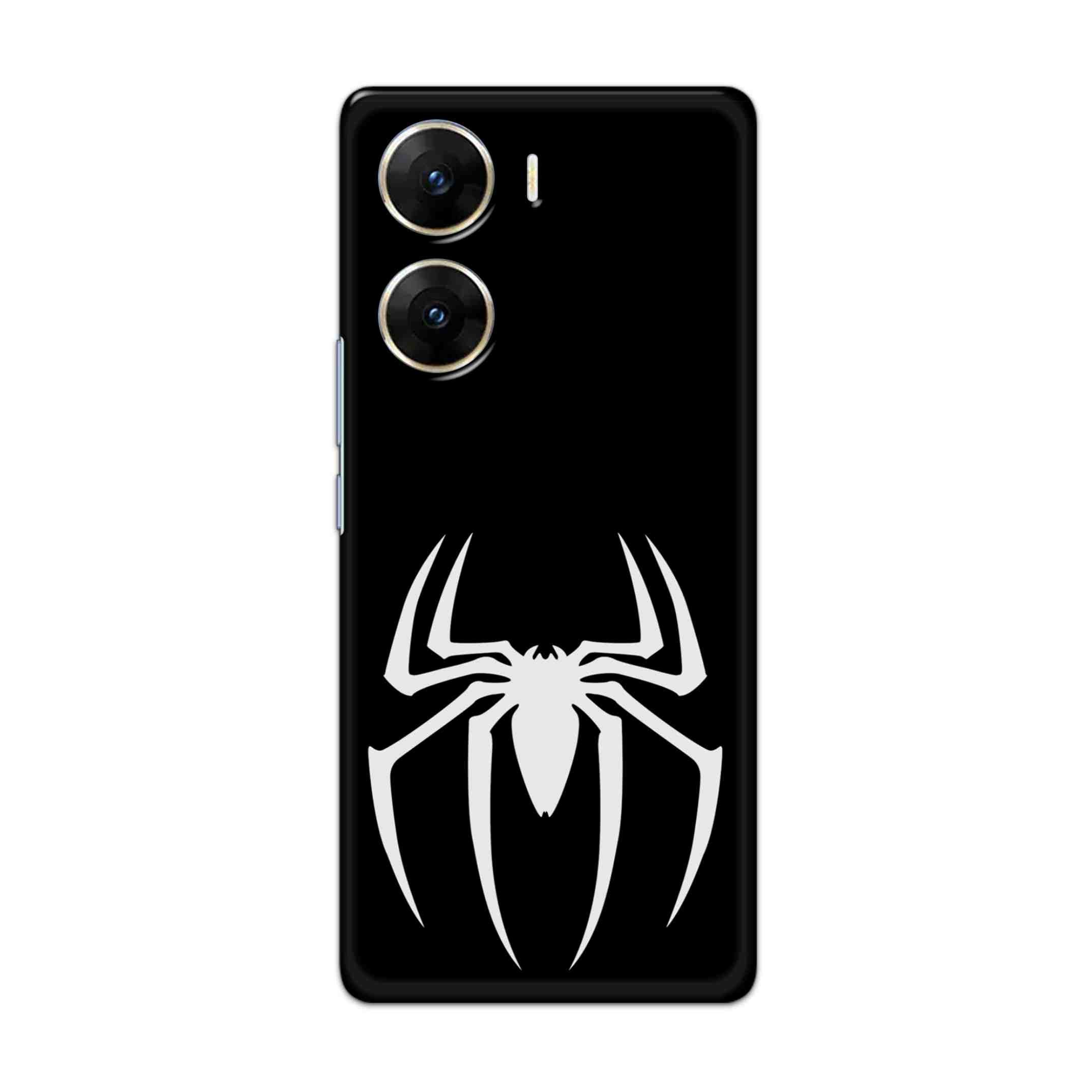 Buy Black Spiderman Logo Hard Back Mobile Phone Case/Cover For Vivo V29e Online