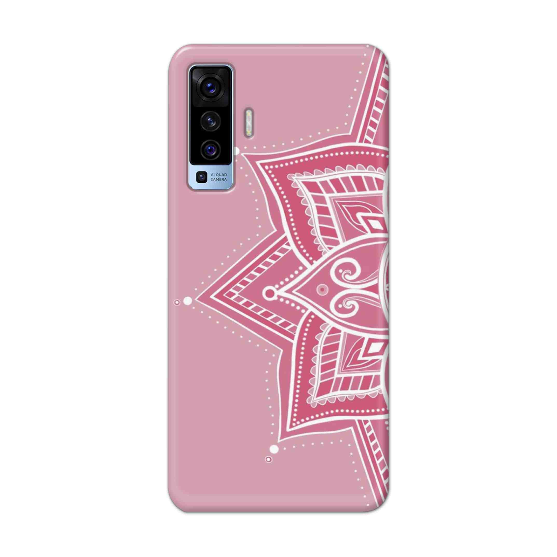 Buy Pink Rangoli Hard Back Mobile Phone Case Cover For Vivo X50 Online