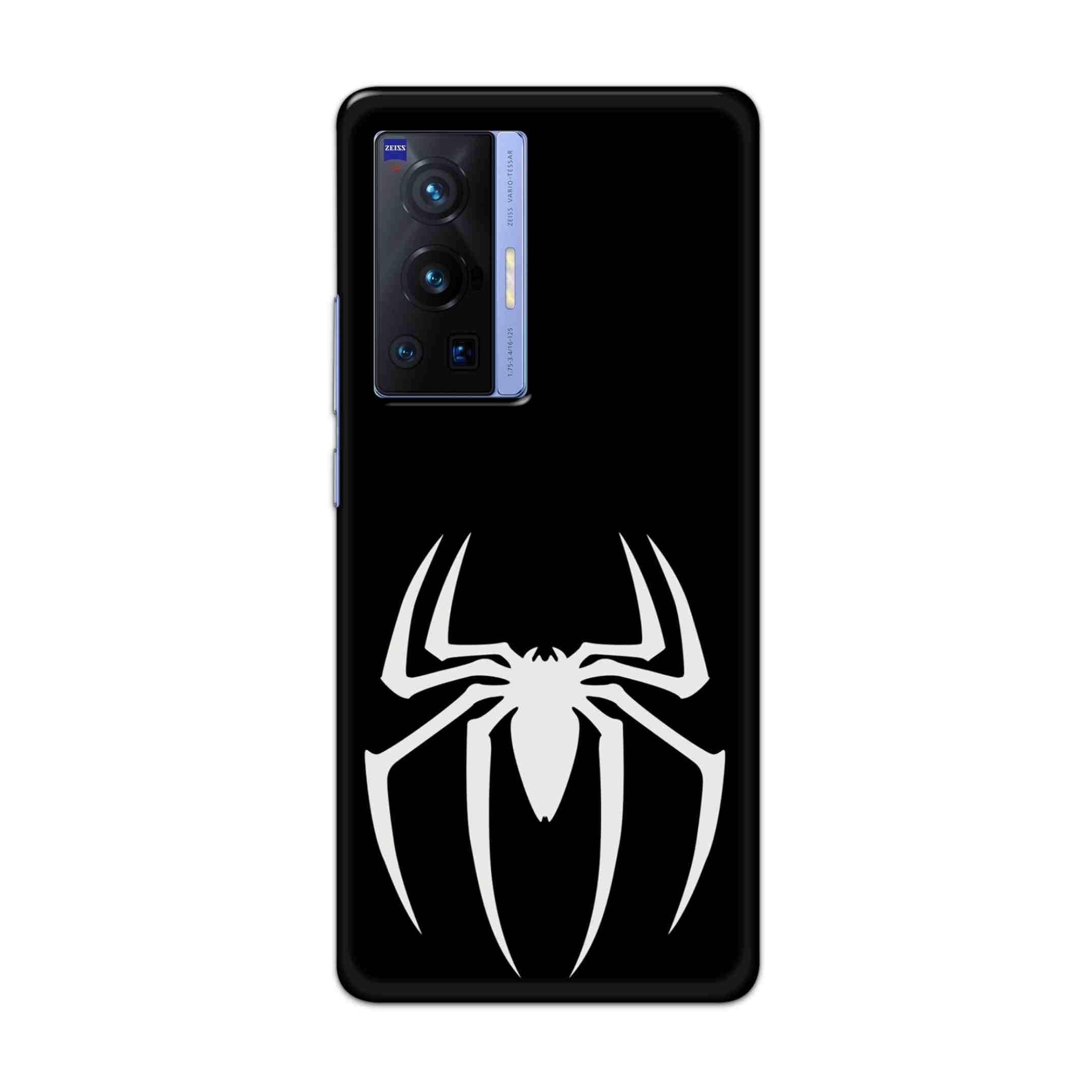 Buy Black Spiderman Logo Hard Back Mobile Phone Case Cover For Vivo X70 Pro Online