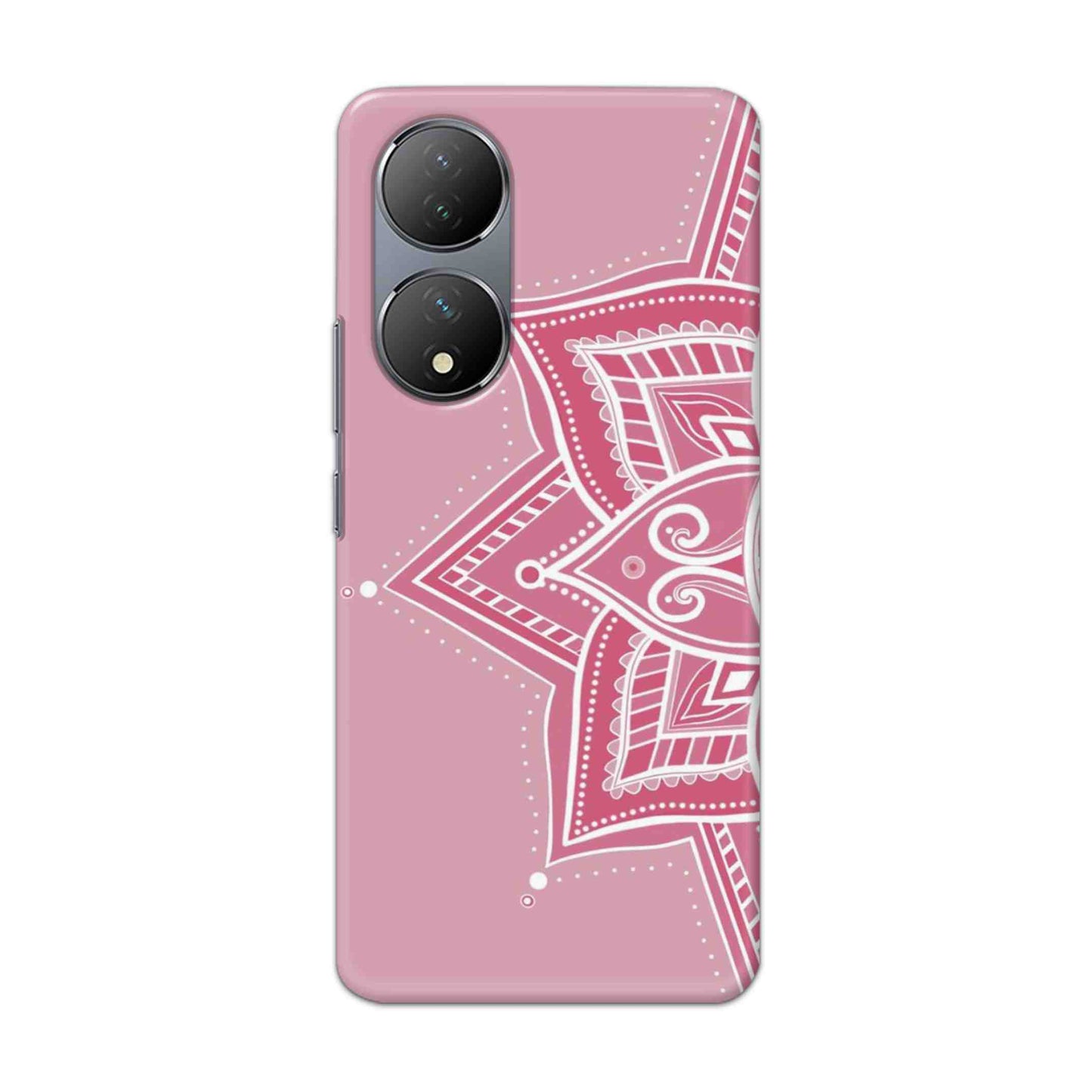 Buy Pink Rangoli Hard Back Mobile Phone Case Cover For Vivo Y100 Online