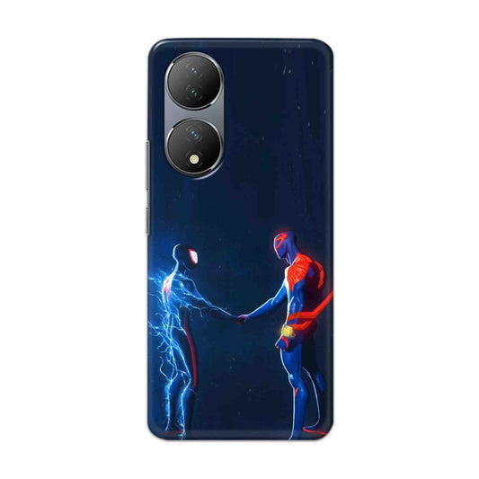 Buy Miles Morales Meet With Spiderman Hard Back Mobile Phone Case Cover For Vivo Y100 Online