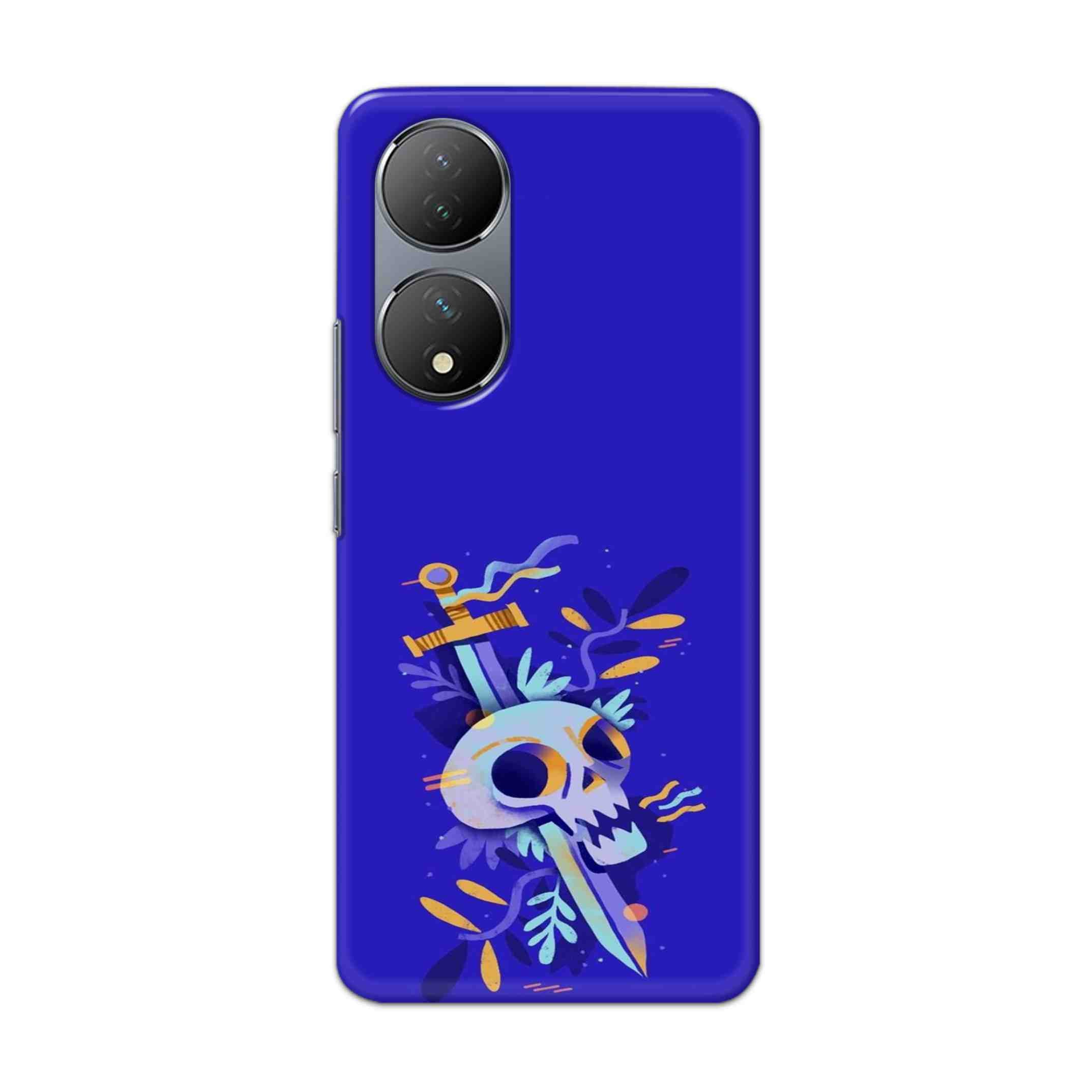 Buy Blue Skull Hard Back Mobile Phone Case Cover For Vivo Y100 Online