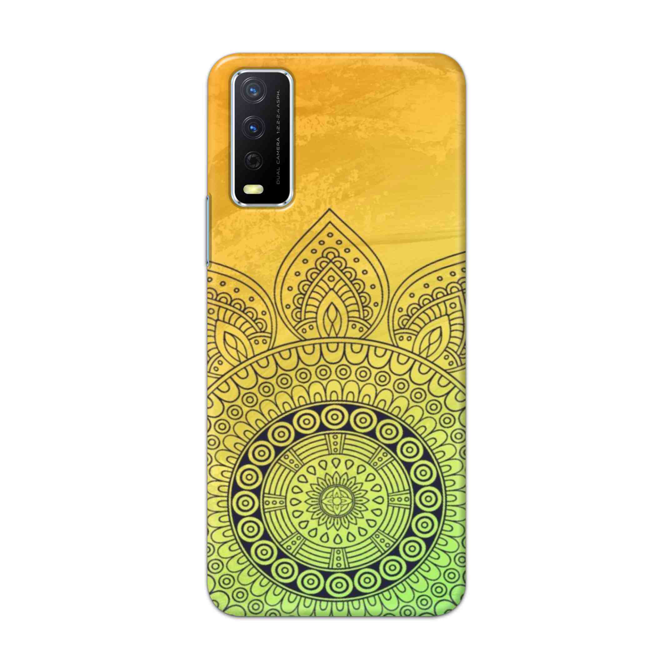 Buy Yellow Rangoli Hard Back Mobile Phone Case Cover For Vivo Y12s Online