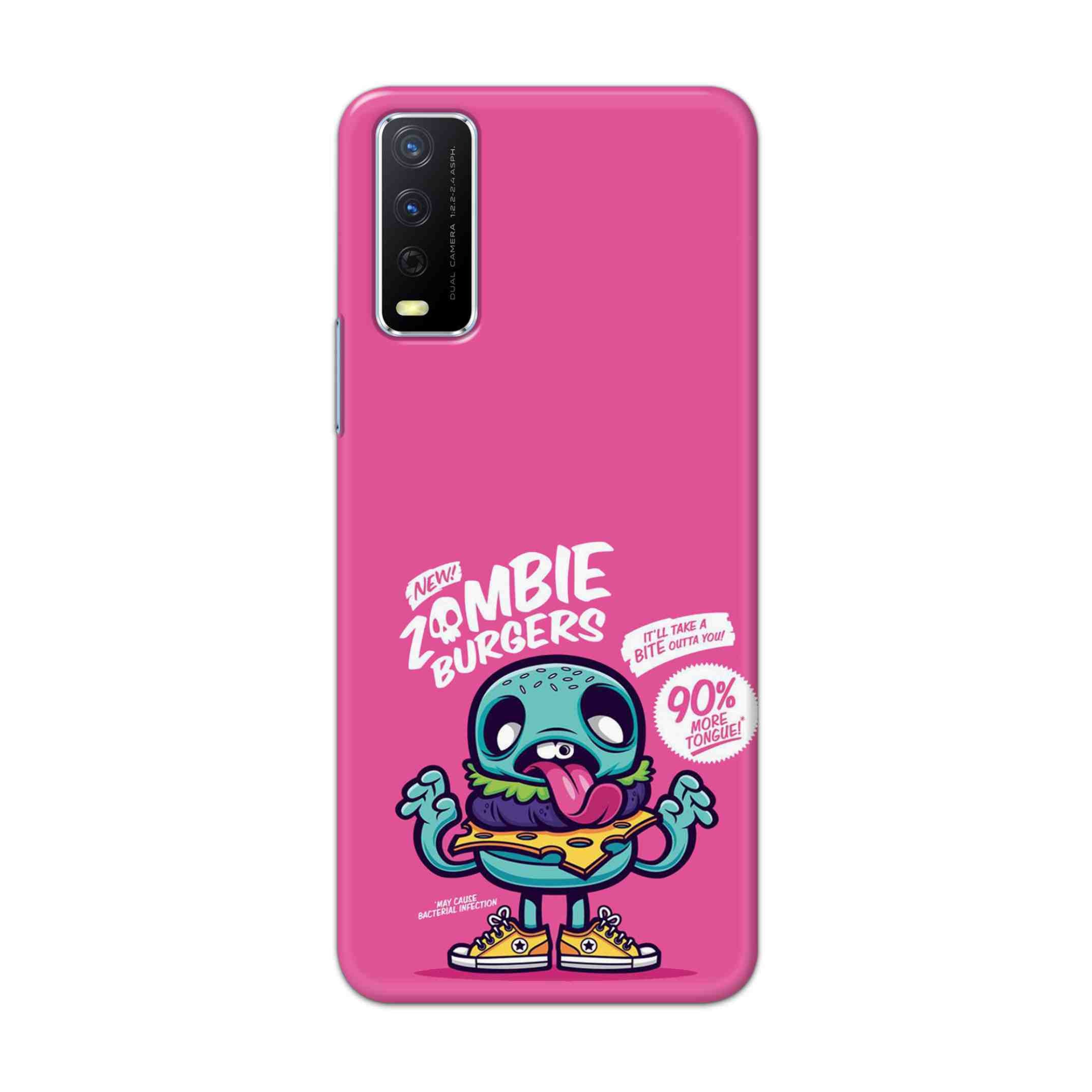 Buy New Zombie Burgers Hard Back Mobile Phone Case Cover For Vivo Y12s Online