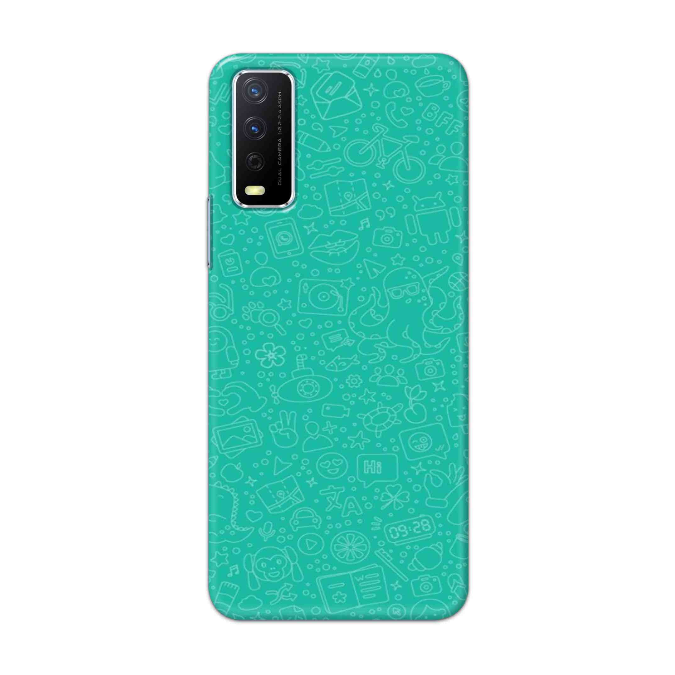 Buy Whatsapp Hard Back Mobile Phone Case Cover For Vivo Y12s Online