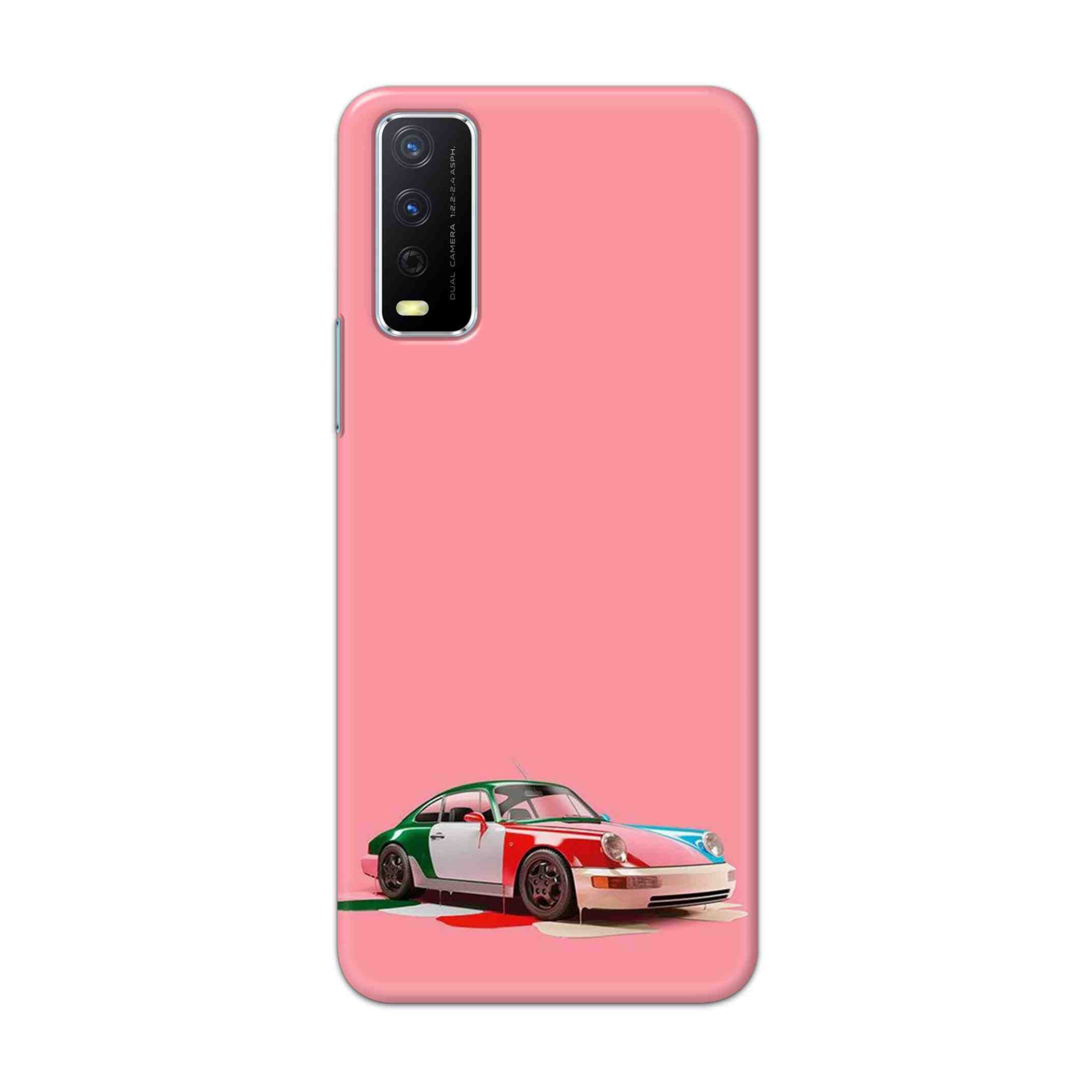 Buy Pink Porche Hard Back Mobile Phone Case Cover For Vivo Y12s Online