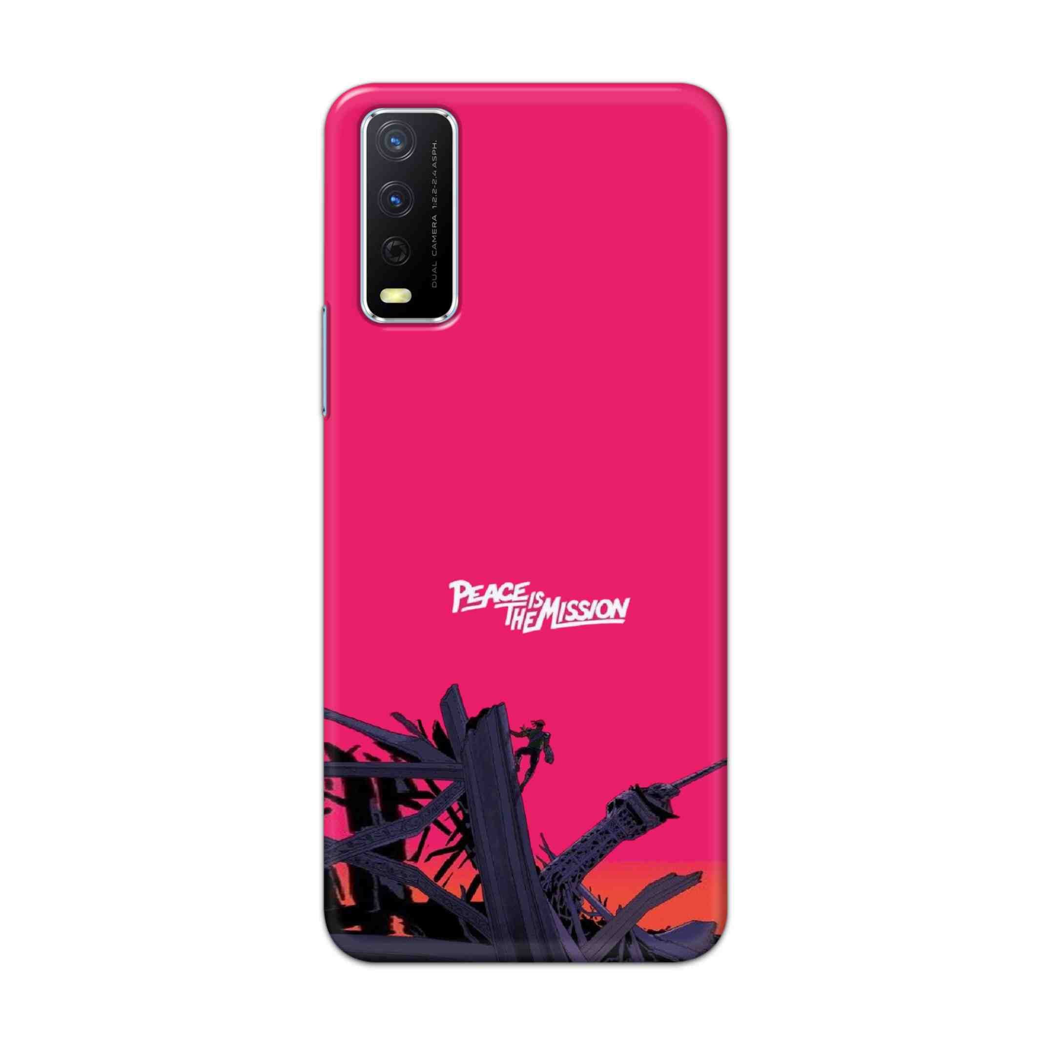 Buy Peace Is The Mission Hard Back Mobile Phone Case Cover For Vivo Y12s Online