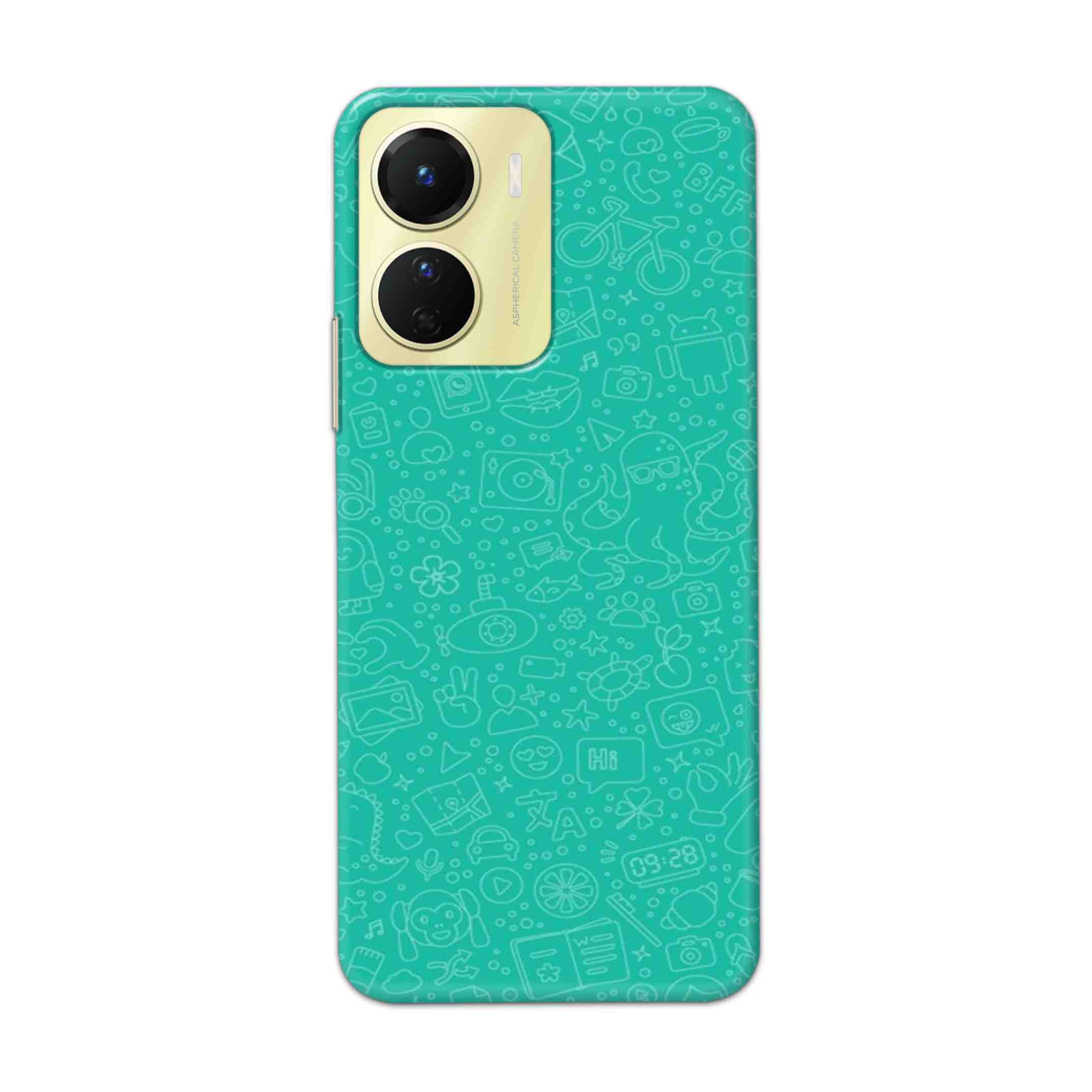Buy Whatsapp Hard Back Mobile Phone Case Cover For Vivo Y16 Online
