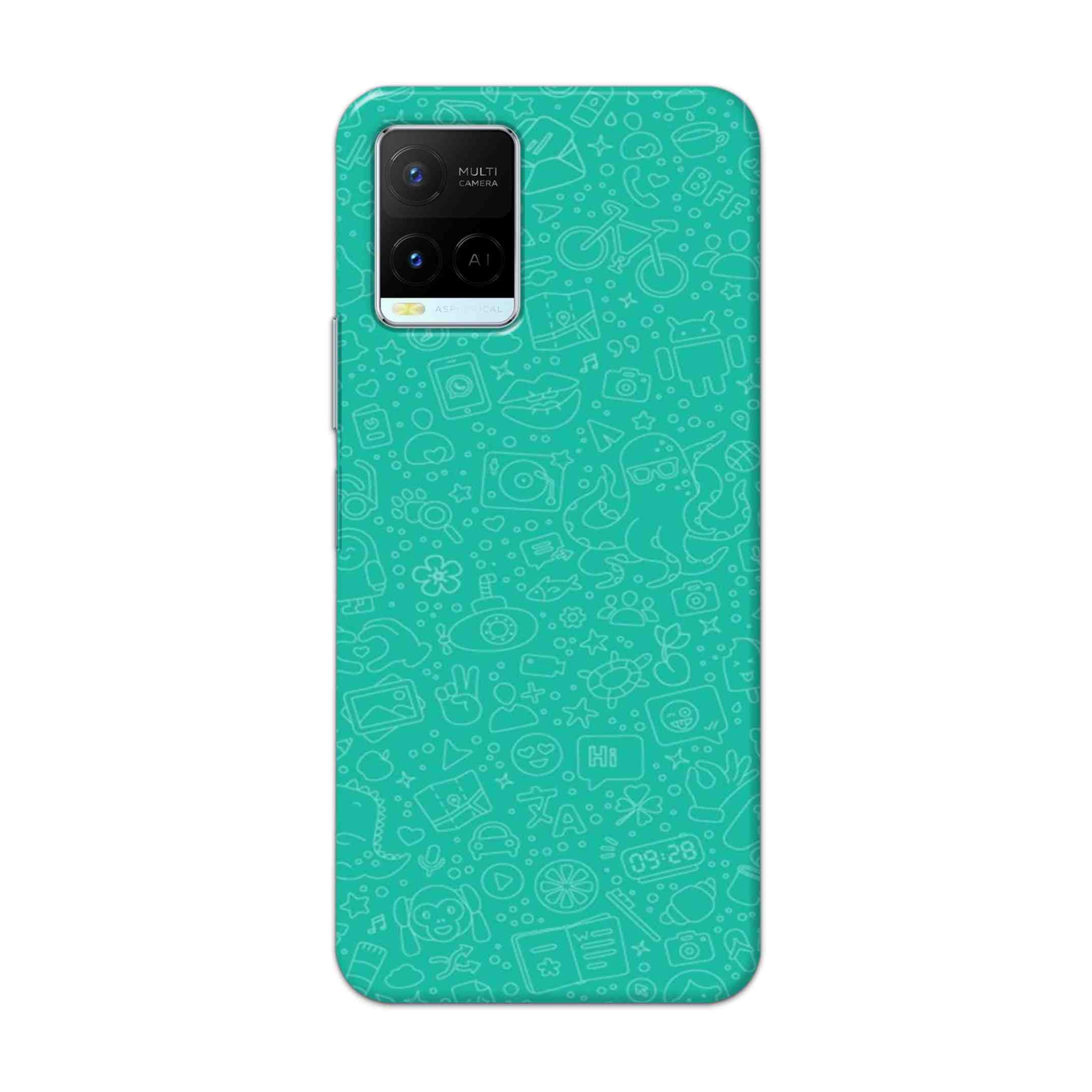 Buy Whatsapp Hard Back Mobile Phone Case Cover For Vivo Y21 2021 Online