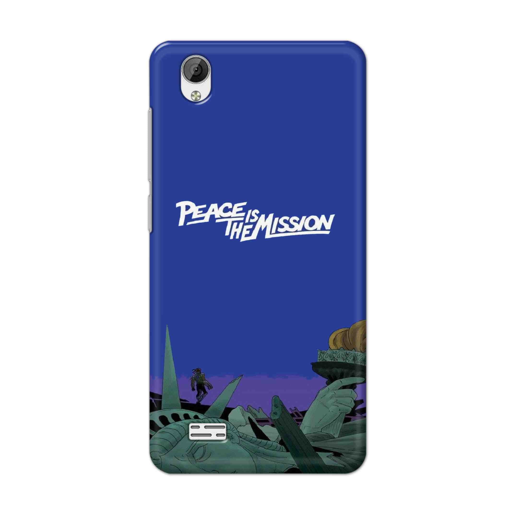 Buy Peace Is The Misson Hard Back Mobile Phone Case Cover For Vivo Y31 Online