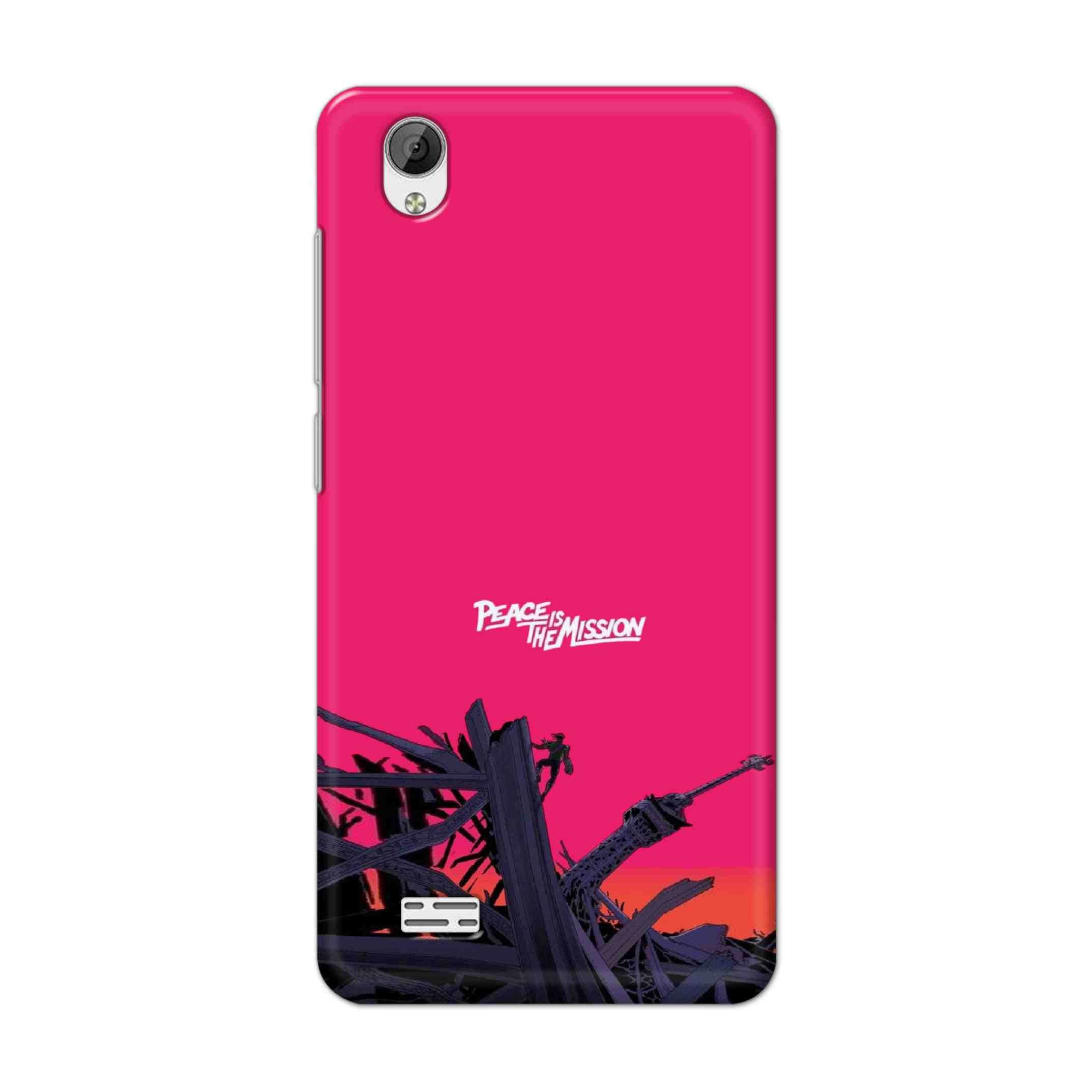 Buy Peace Is The Mission Hard Back Mobile Phone Case Cover For Vivo Y31 Online