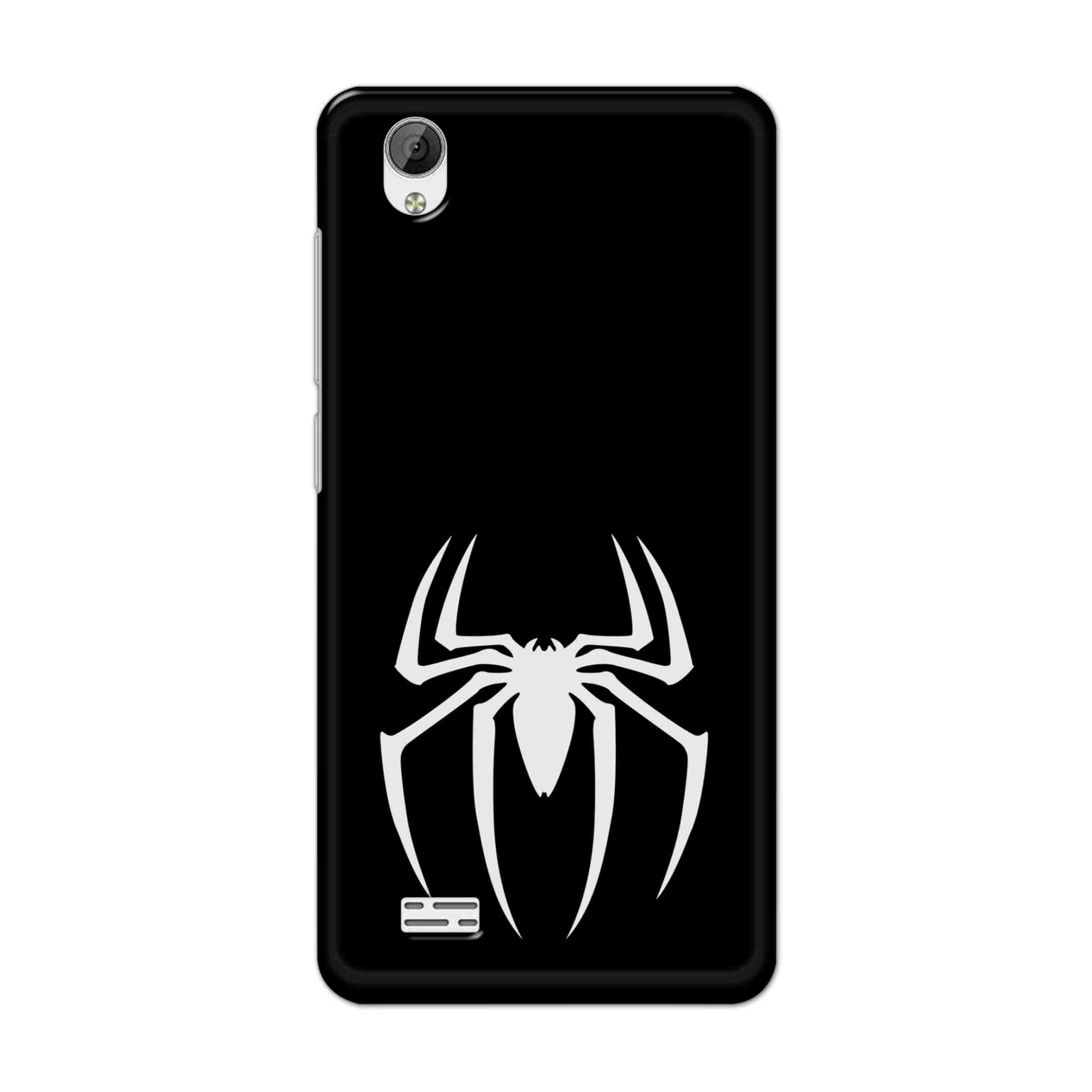Buy Black Spiderman Logo Hard Back Mobile Phone Case Cover For Vivo Y31 Online