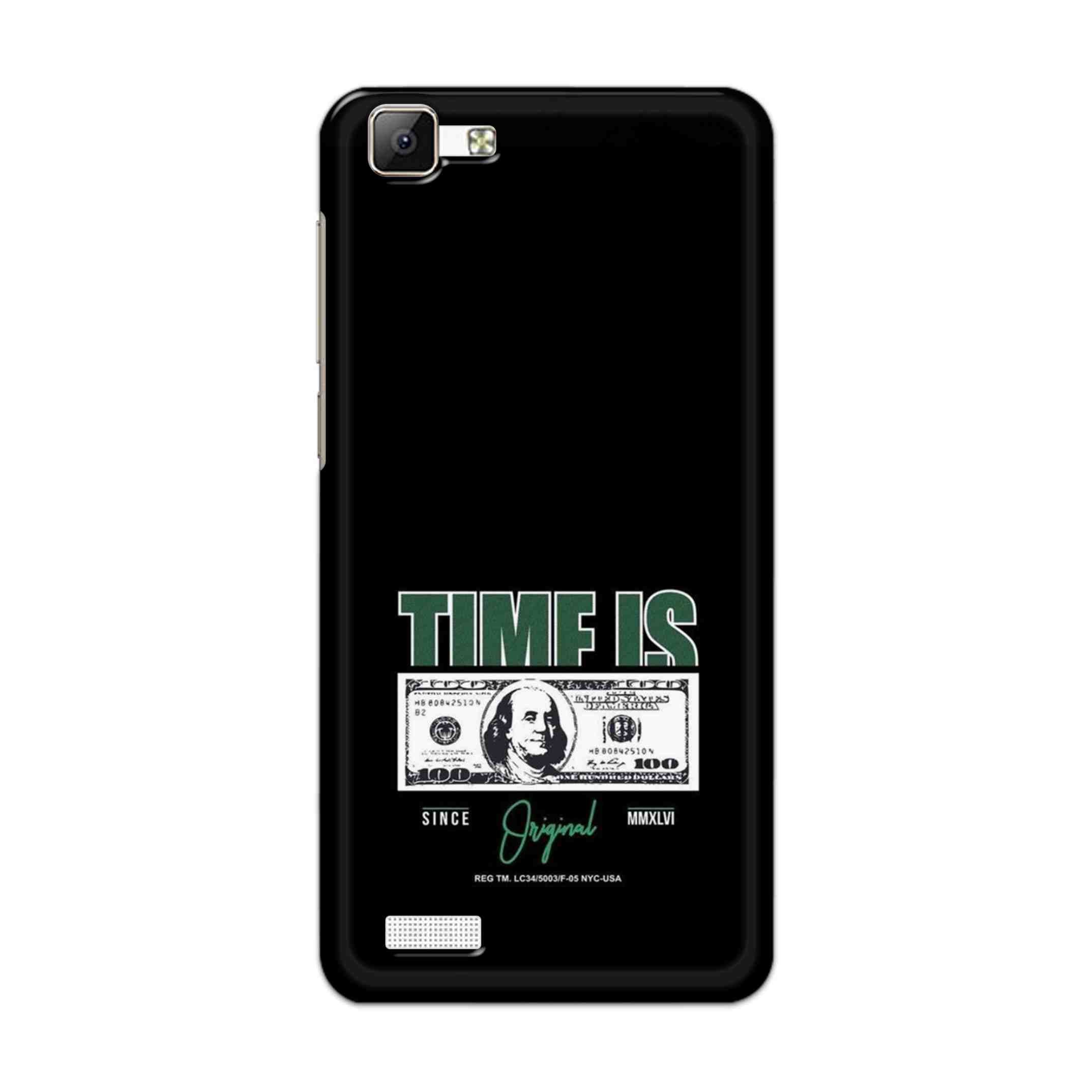 Buy Time Is Money Hard Back Mobile Phone Case Cover For Vivo Y35 Online