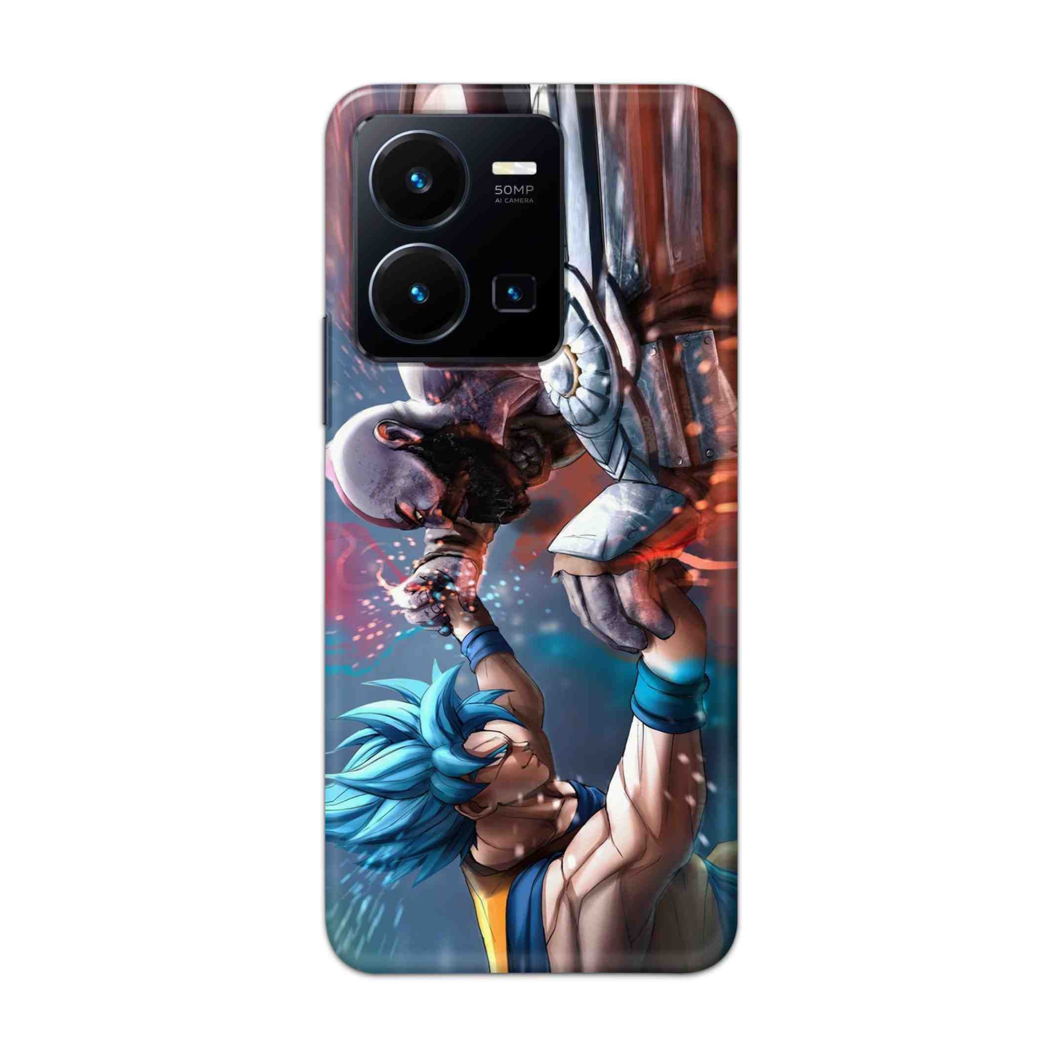 Buy Goku Vs Kratos Hard Back Mobile Phone Case Cover For Vivo Y35 2022 Online