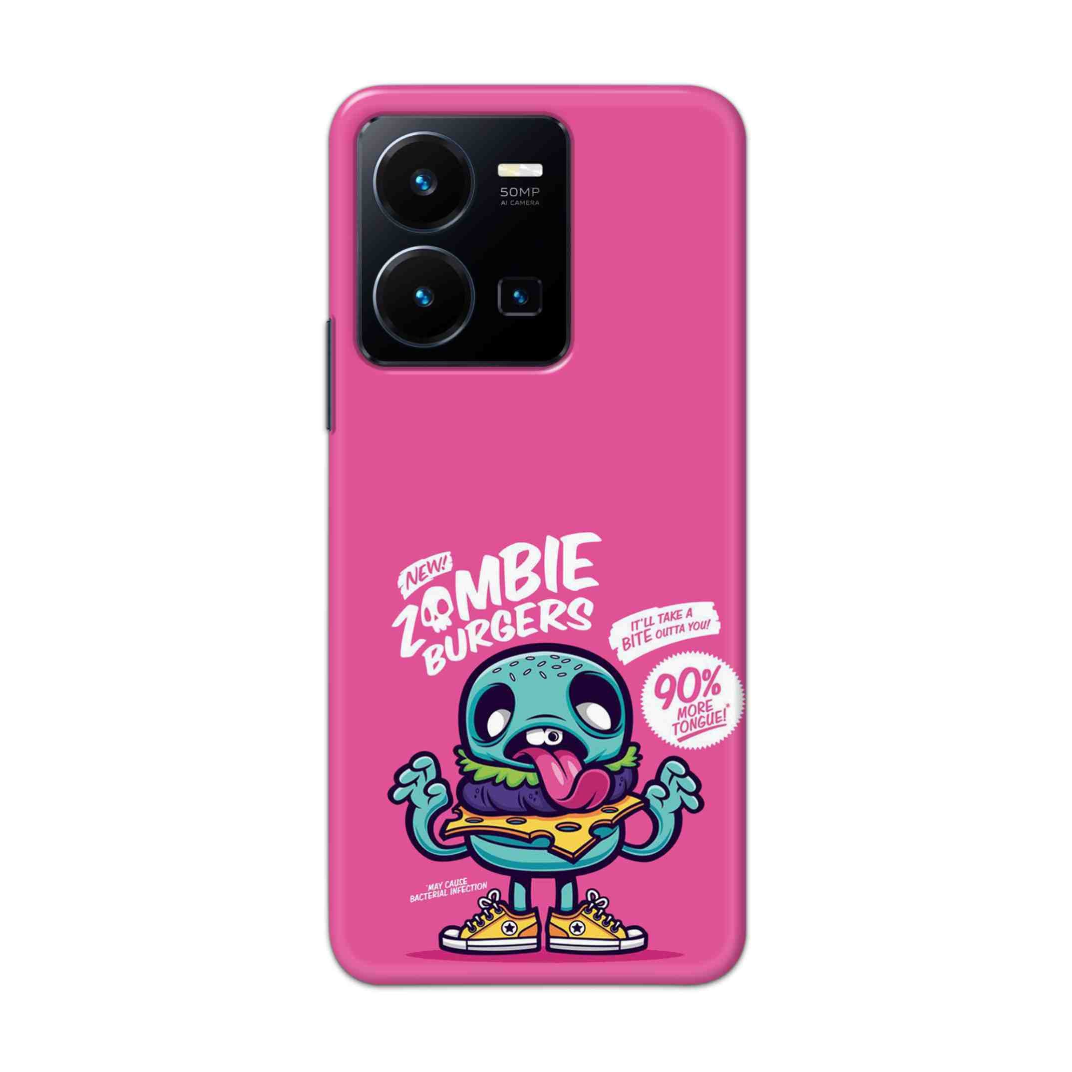 Buy New Zombie Burgers Hard Back Mobile Phone Case Cover For Vivo Y35 2022 Online
