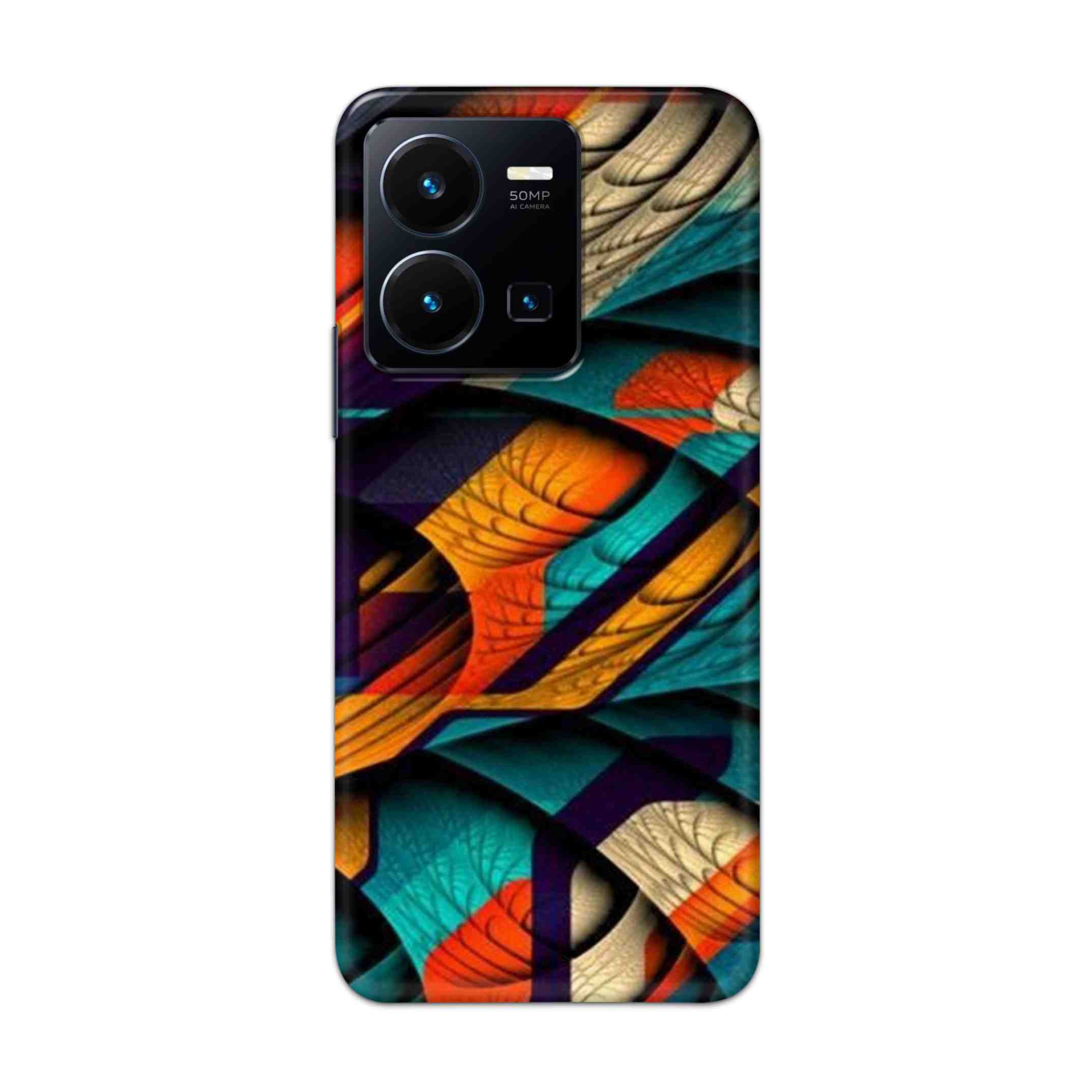 Buy Colour Abstract Hard Back Mobile Phone Case Cover For Vivo Y35 2022 Online
