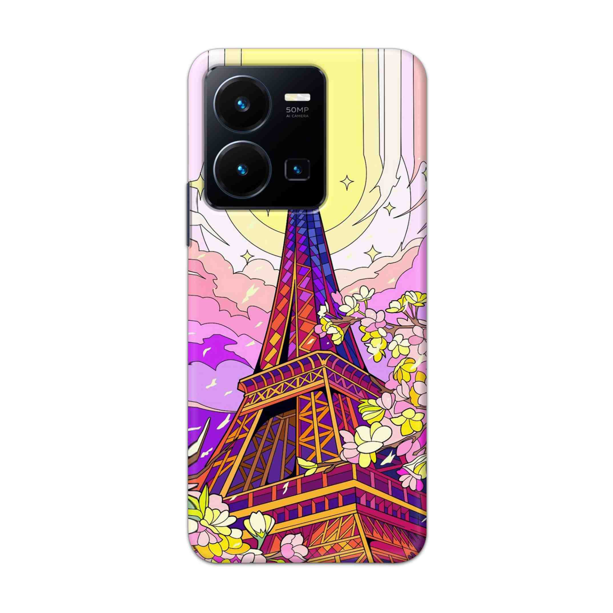 Buy Eiffel Tower Hard Back Mobile Phone Case Cover For Vivo Y35 2022 Online