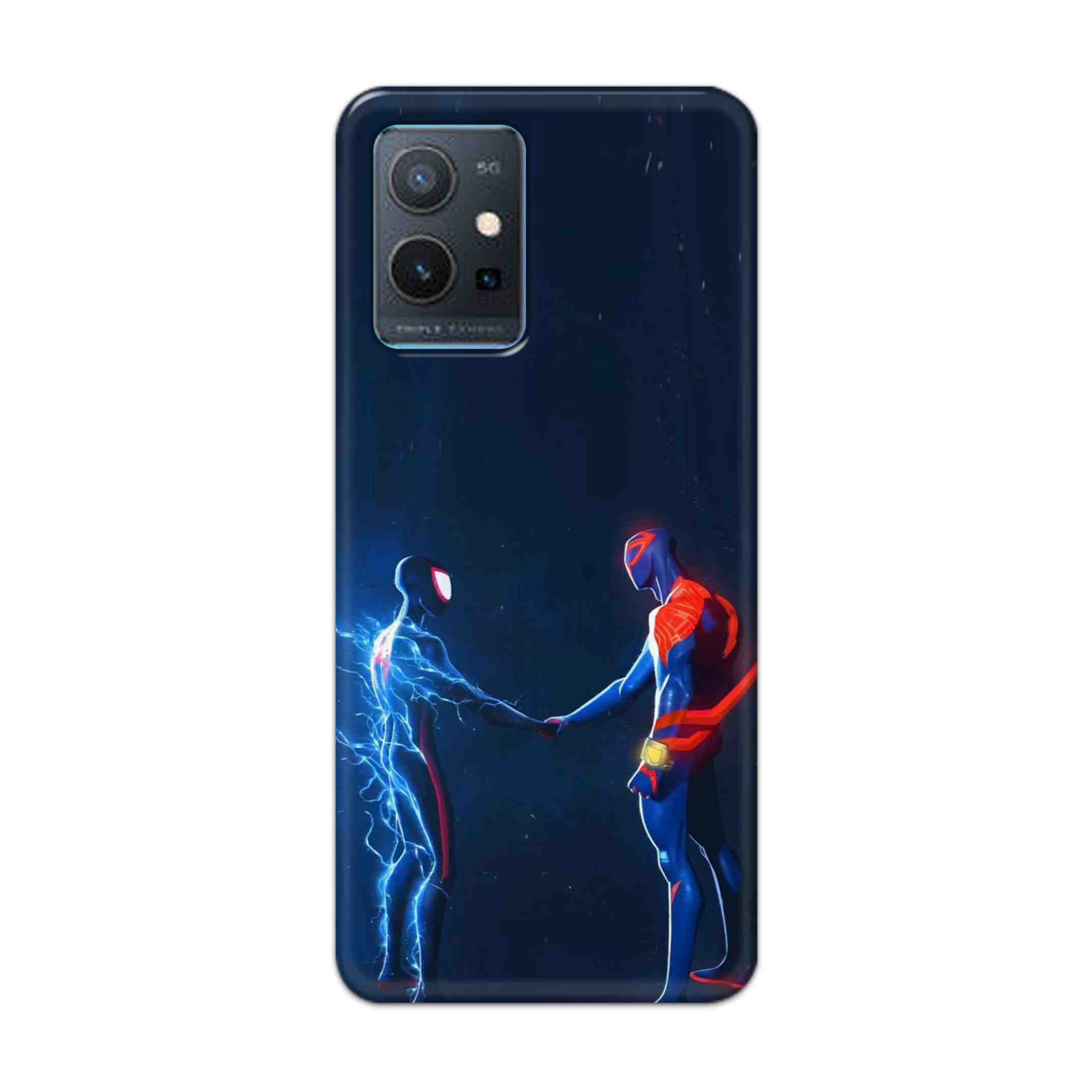 Buy Miles Morales Meet With Spiderman Hard Back Mobile Phone Case Cover For Vivo Y75 5G Online