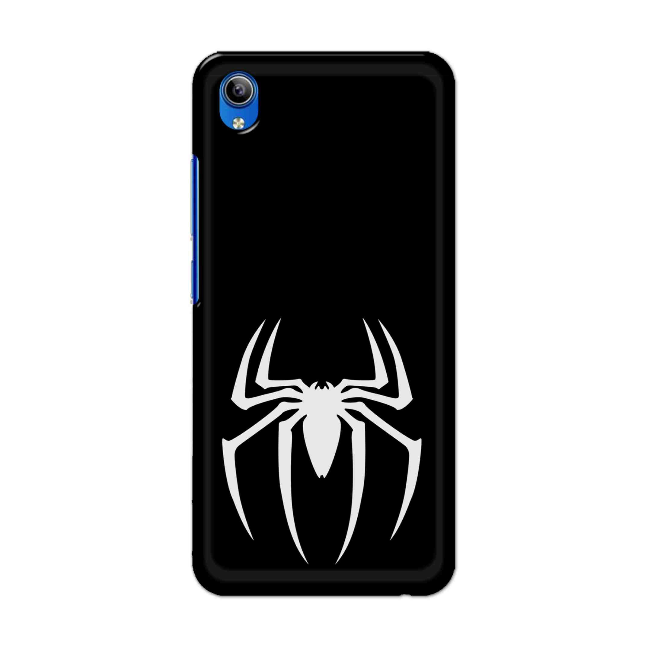 Buy Black Spiderman Logo Hard Back Mobile Phone Case Cover For Vivo Y91i Online