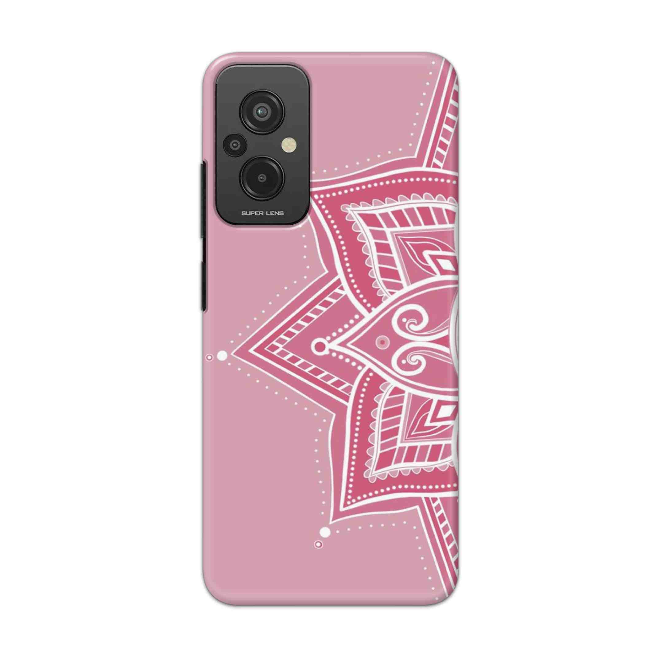 Buy Pink Rangoli Hard Back Mobile Phone Case Cover For Xiaomi Redmi 11 Prime Online