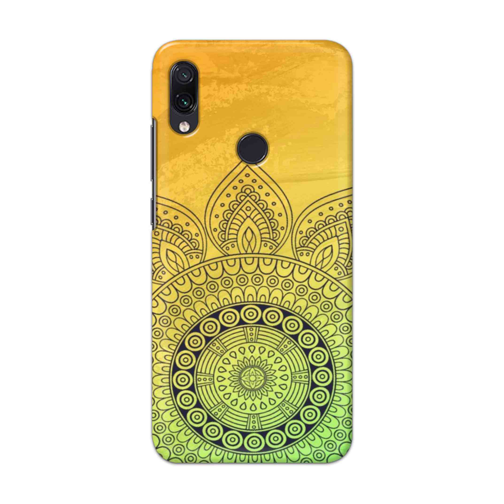 Buy Yellow Rangoli Hard Back Mobile Phone Case Cover For Xiaomi Redmi 7 Online