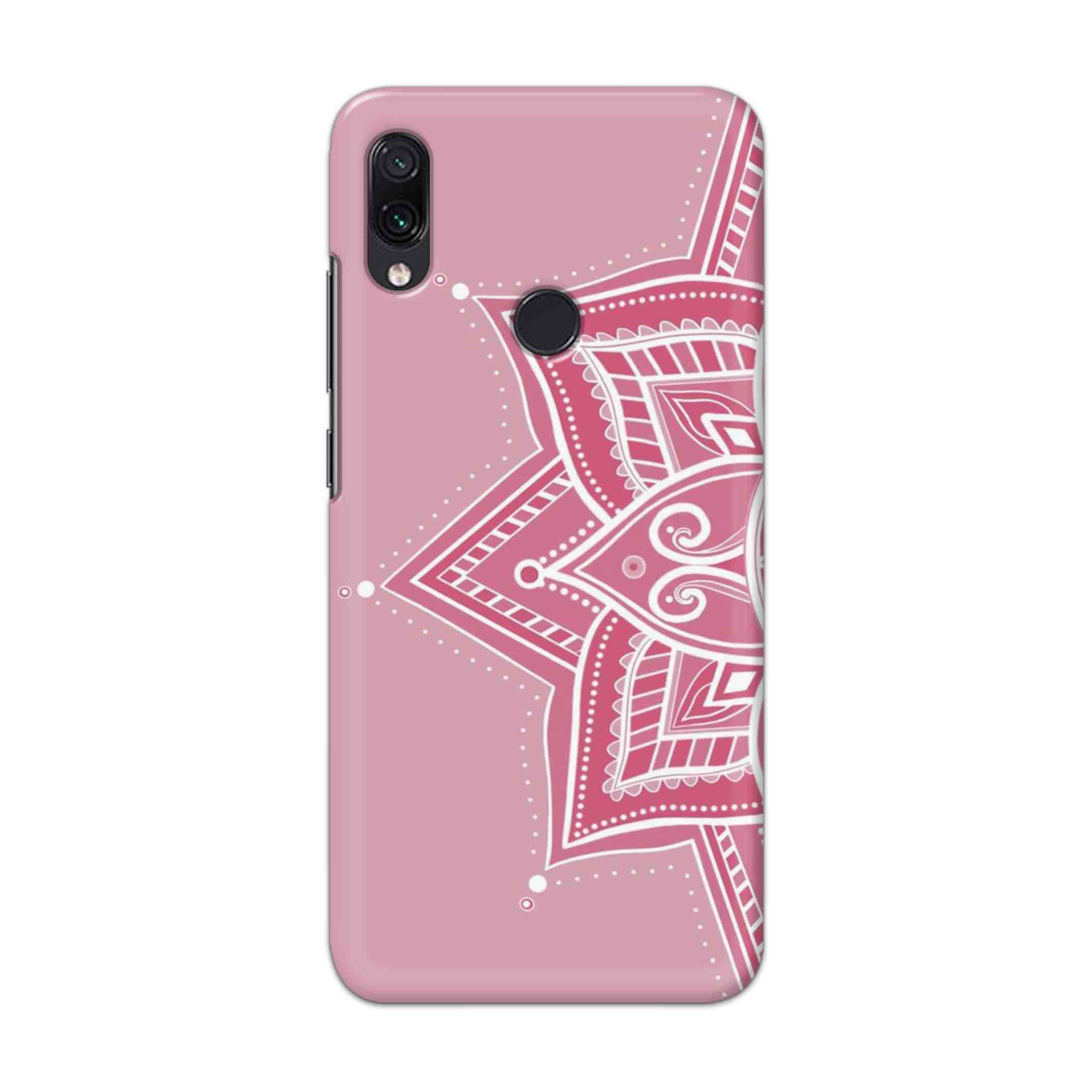 Buy Pink Rangoli Hard Back Mobile Phone Case Cover For Xiaomi Redmi 7 Online